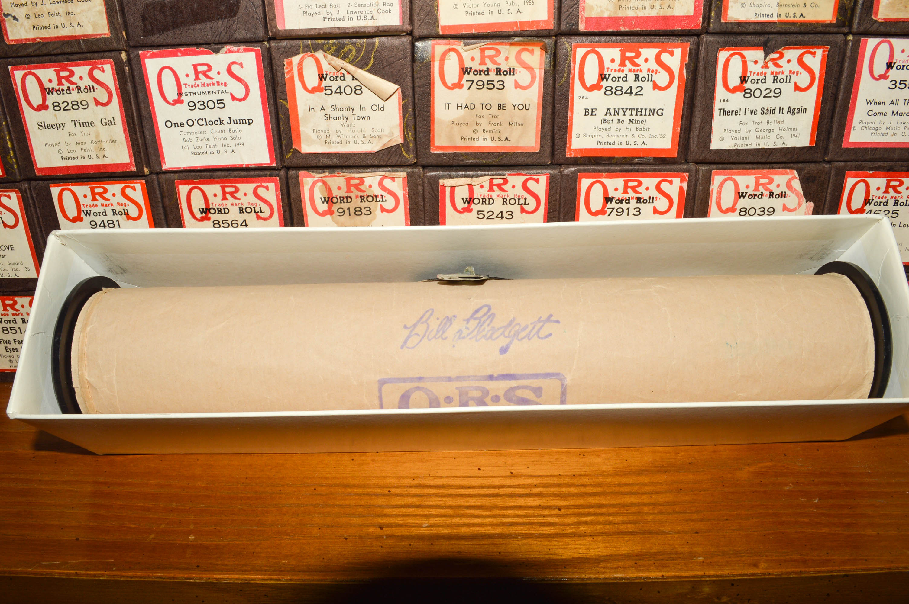 Over 200 Player Piano Rolls