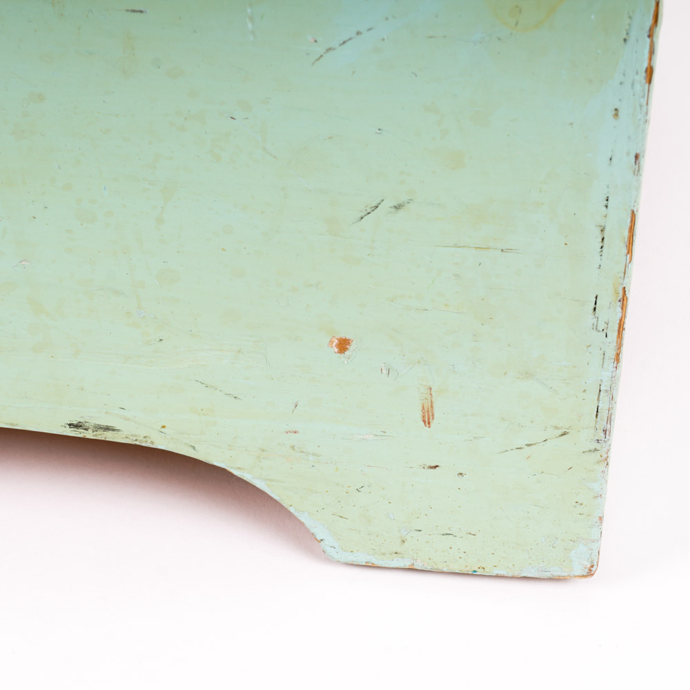 Vintage Painted Wood Toy Box