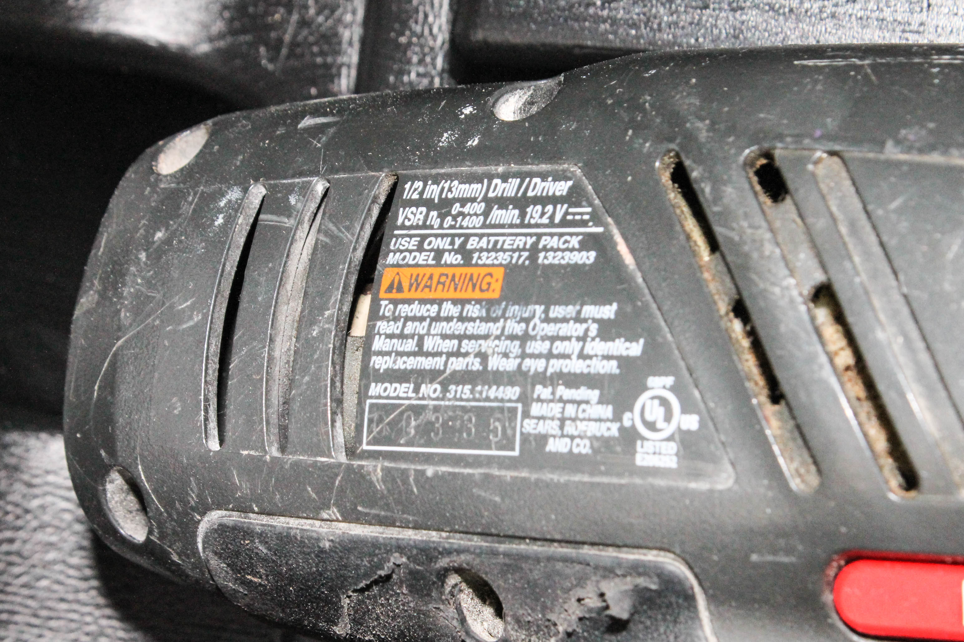 Craftsman 19.2 Volt Cordless Power Tool Set