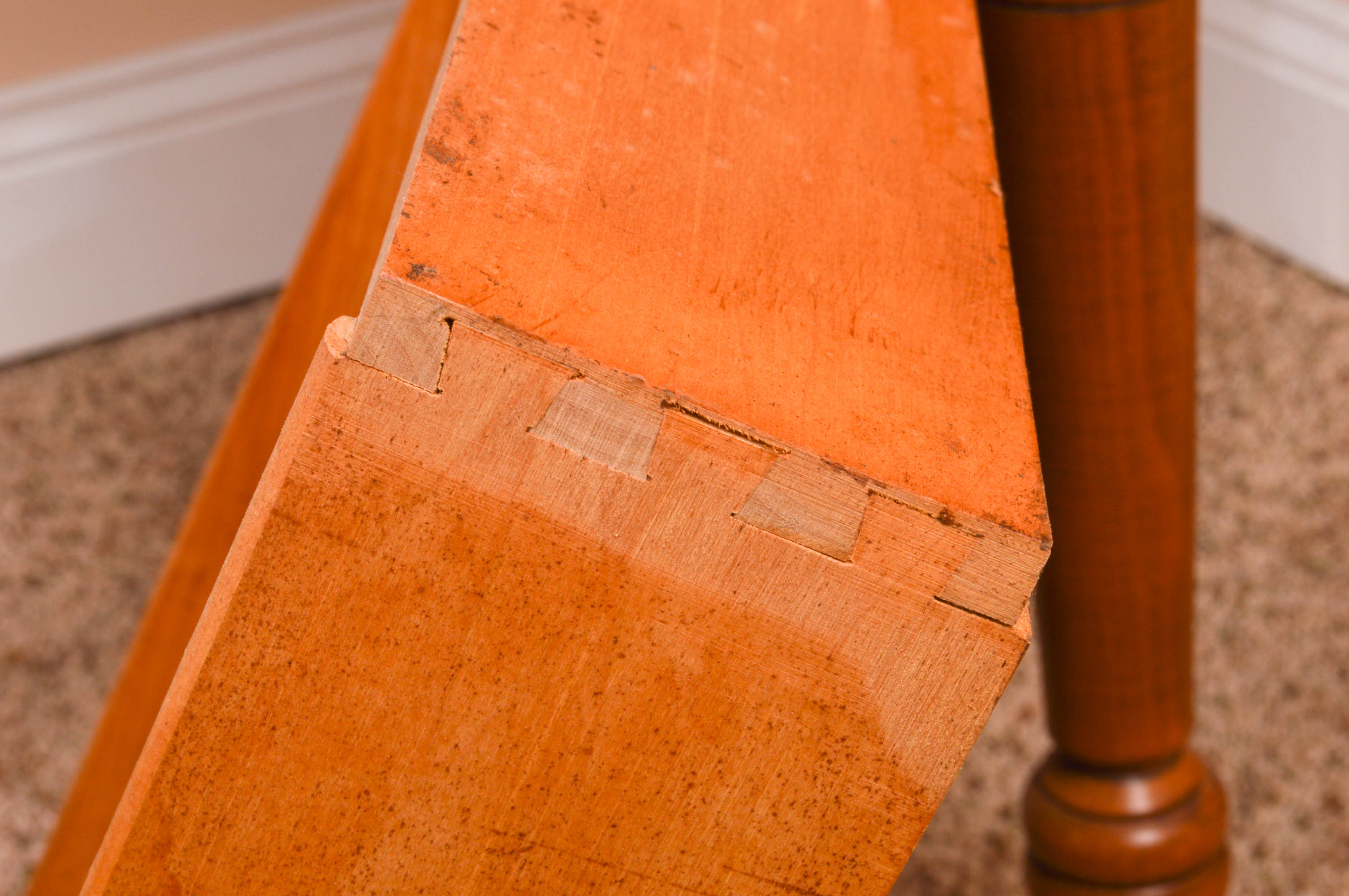 Heywood-Wakefield Corner Cabinet With Matching Chair