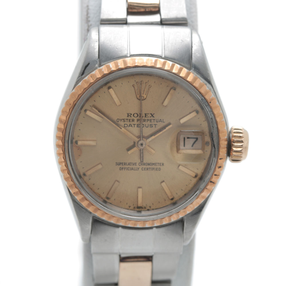 Rolex Oyster Perpetual Datejust Two-Tone Watch Including 14K Gold