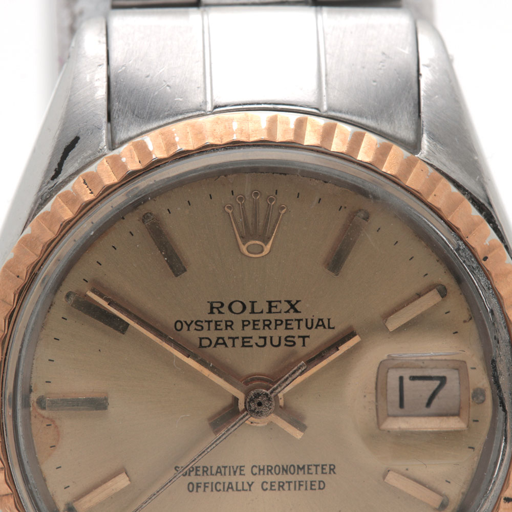 Rolex Oyster Perpetual Datejust Two-Tone Watch Including 14K Gold