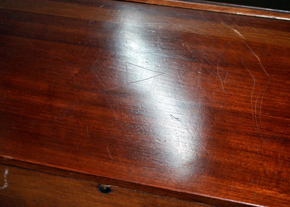 Vintage Solid Cherry Secretary Desk by Davis Cabinet Company