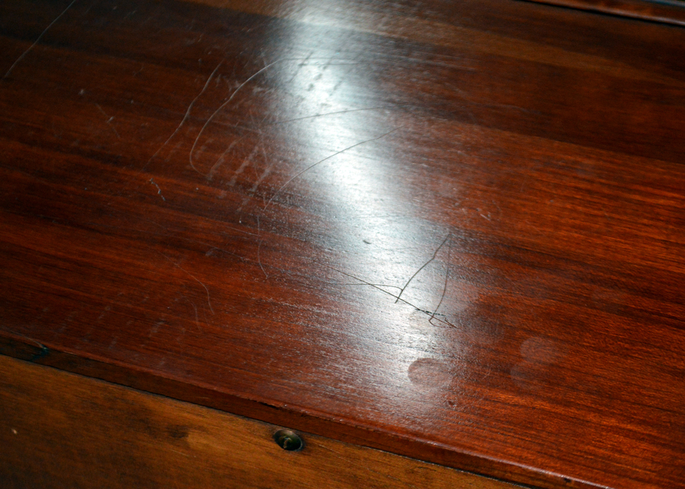 Vintage Solid Cherry Secretary Desk by Davis Cabinet Company