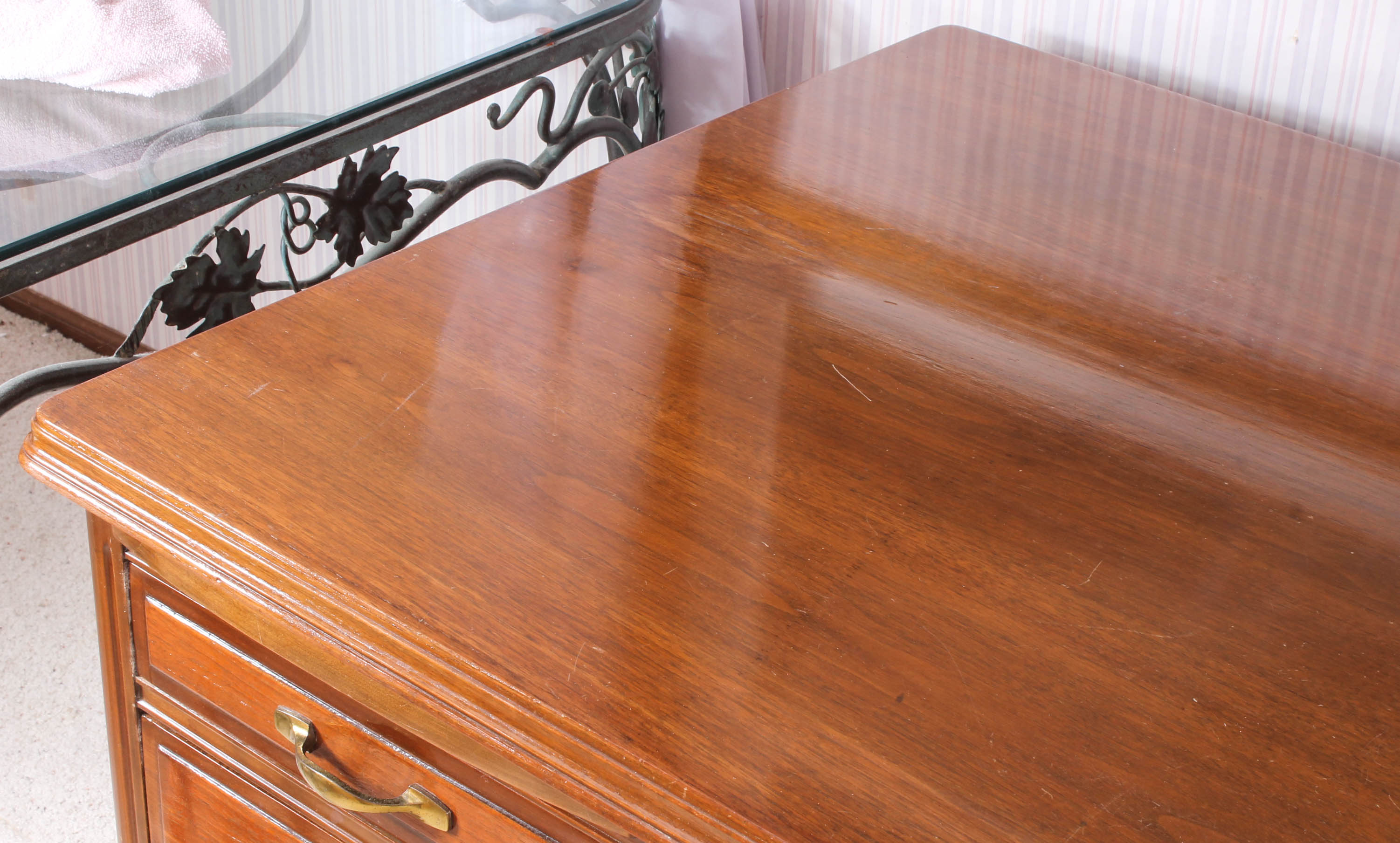 Vintage Wooden Desk by Indiana Desk Company