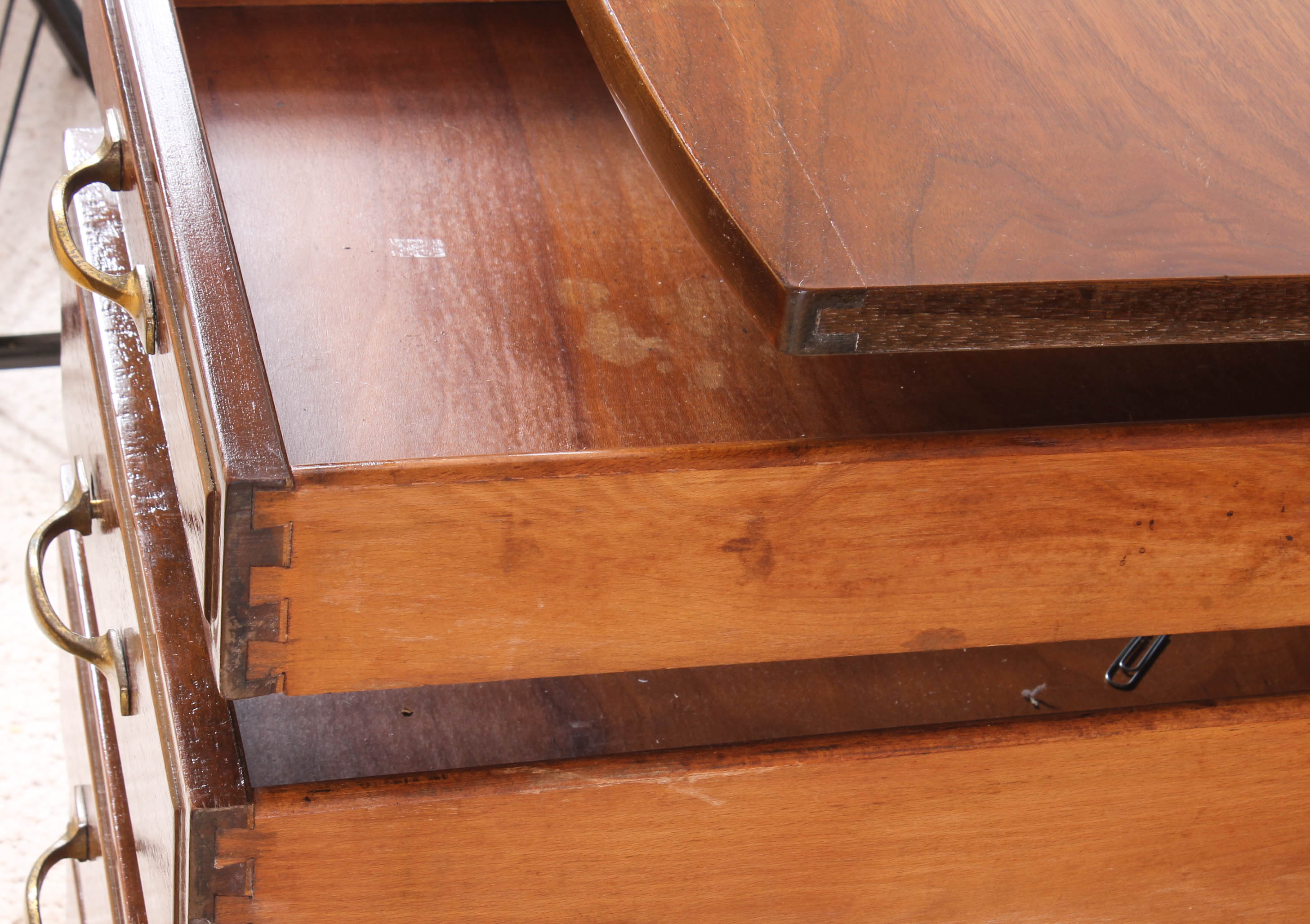 Vintage Wooden Desk by Indiana Desk Company