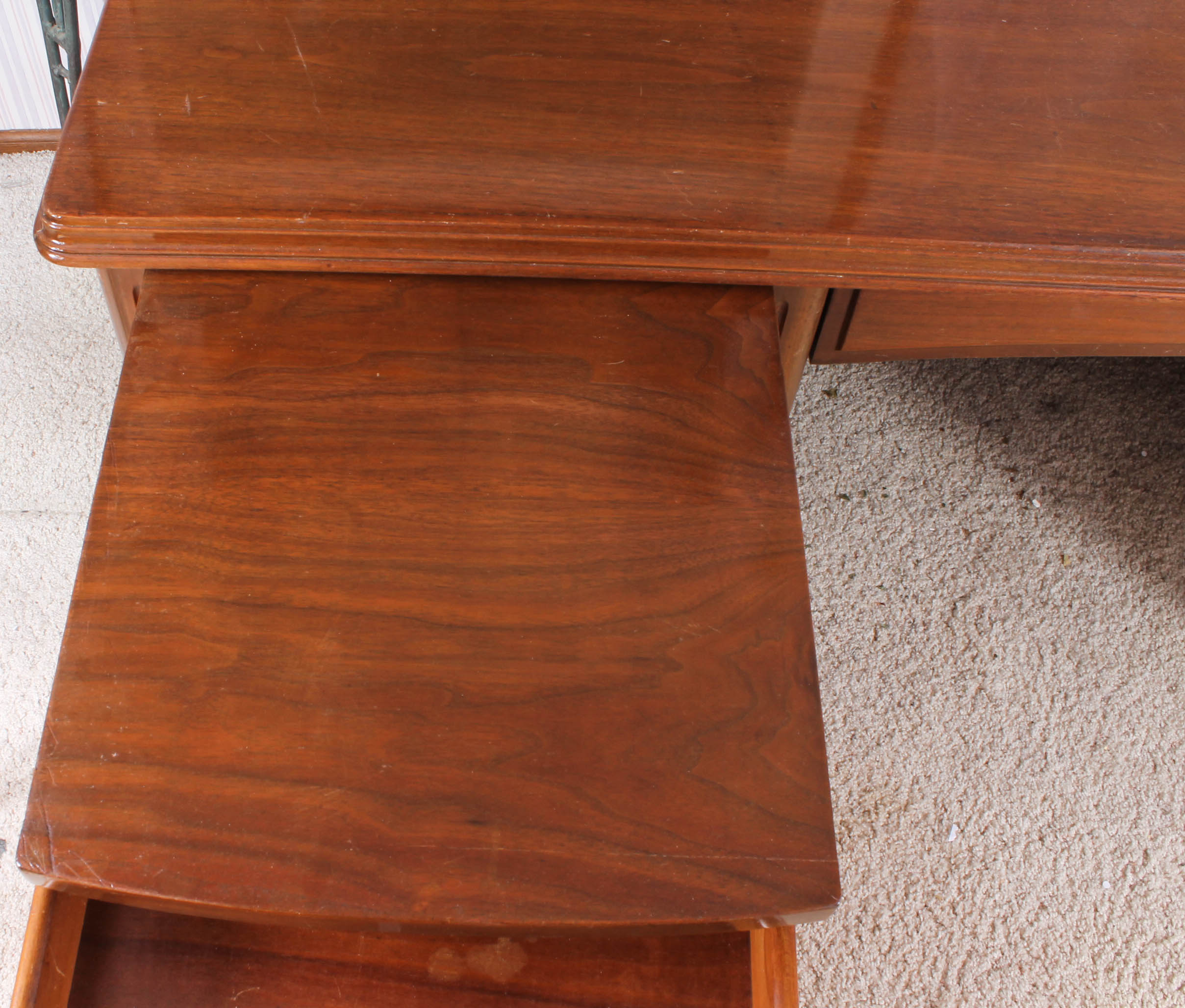 Vintage Wooden Desk by Indiana Desk Company