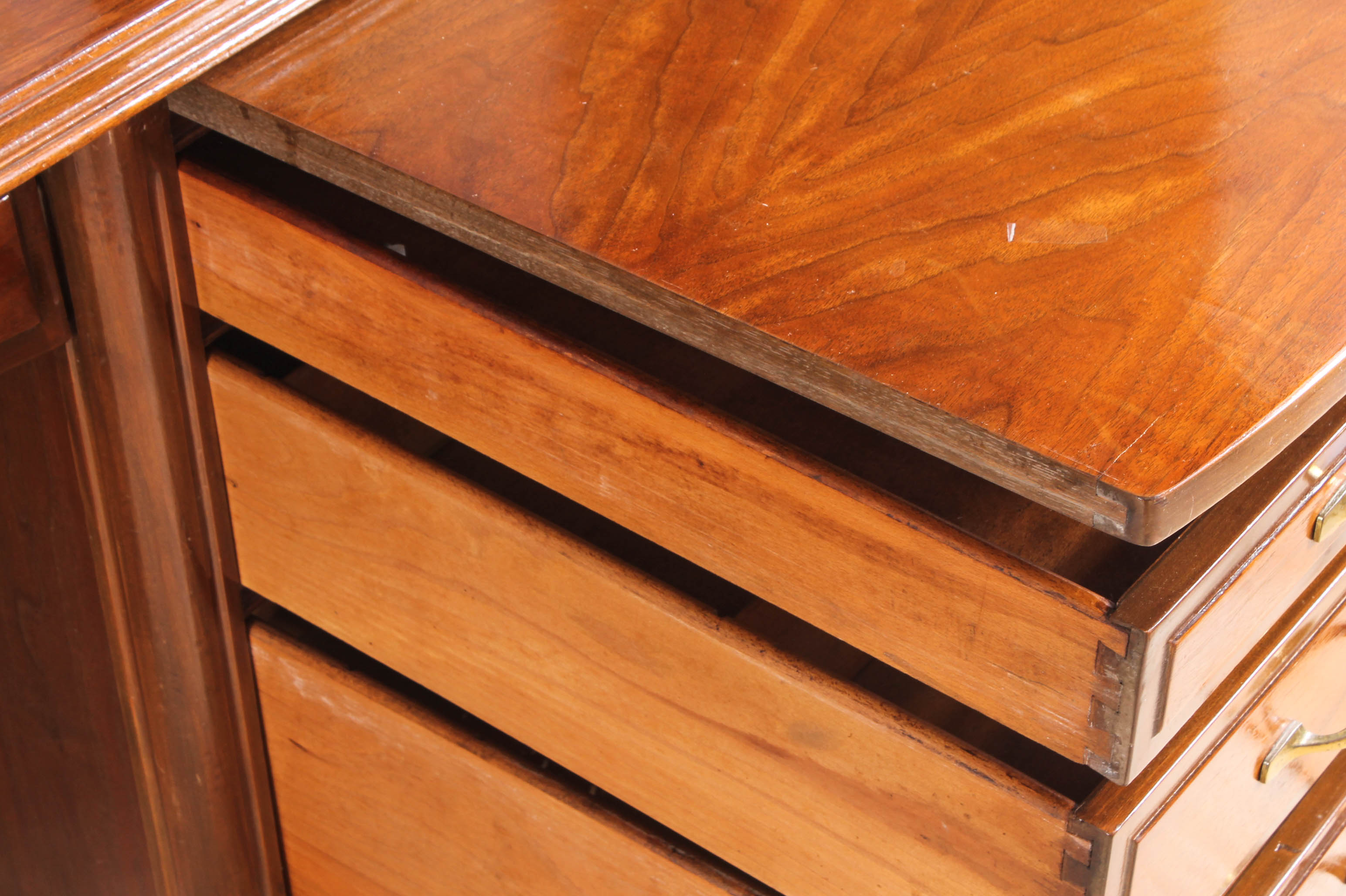 Vintage Wooden Desk by Indiana Desk Company