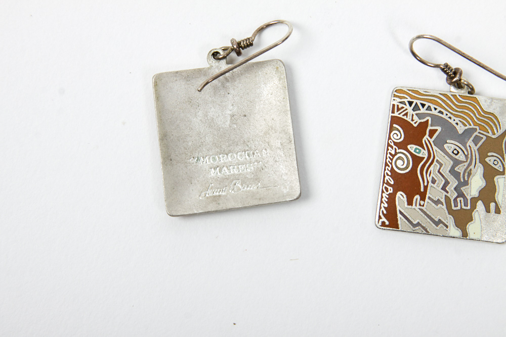 Variety of Autumn-Tone Costume Earrings