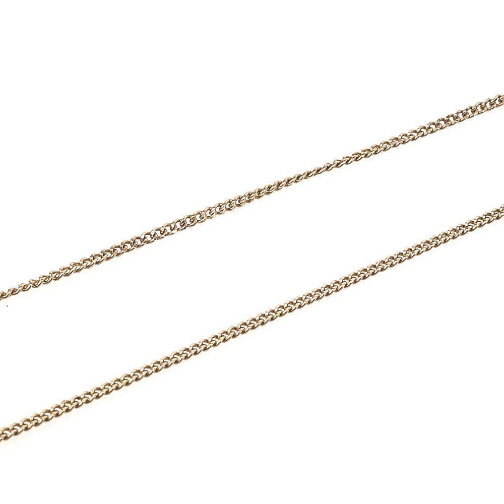 14K Yellow Gold and Multi-Stone V-Pendant Necklace