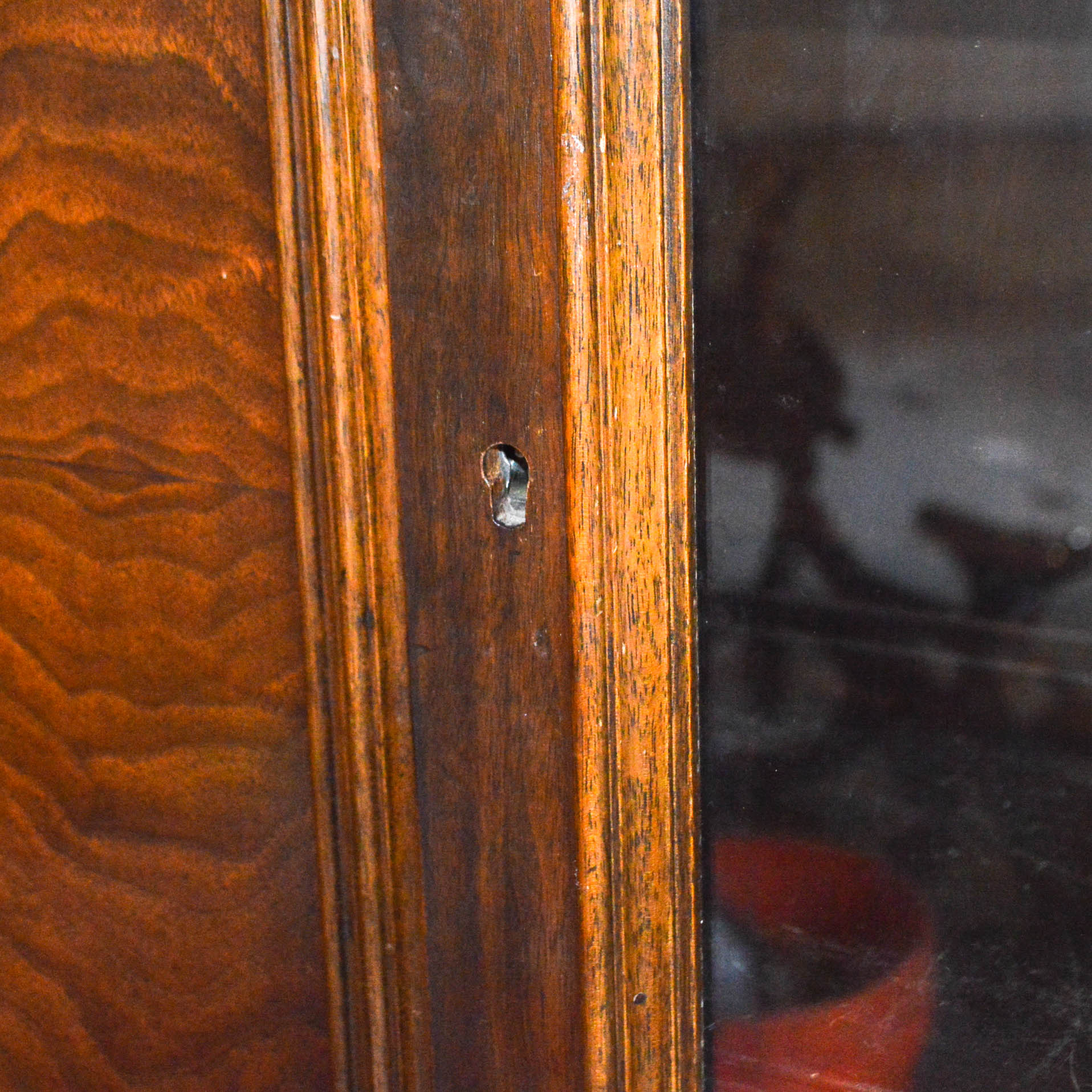 Vintage Jacobean Style China Cabinet