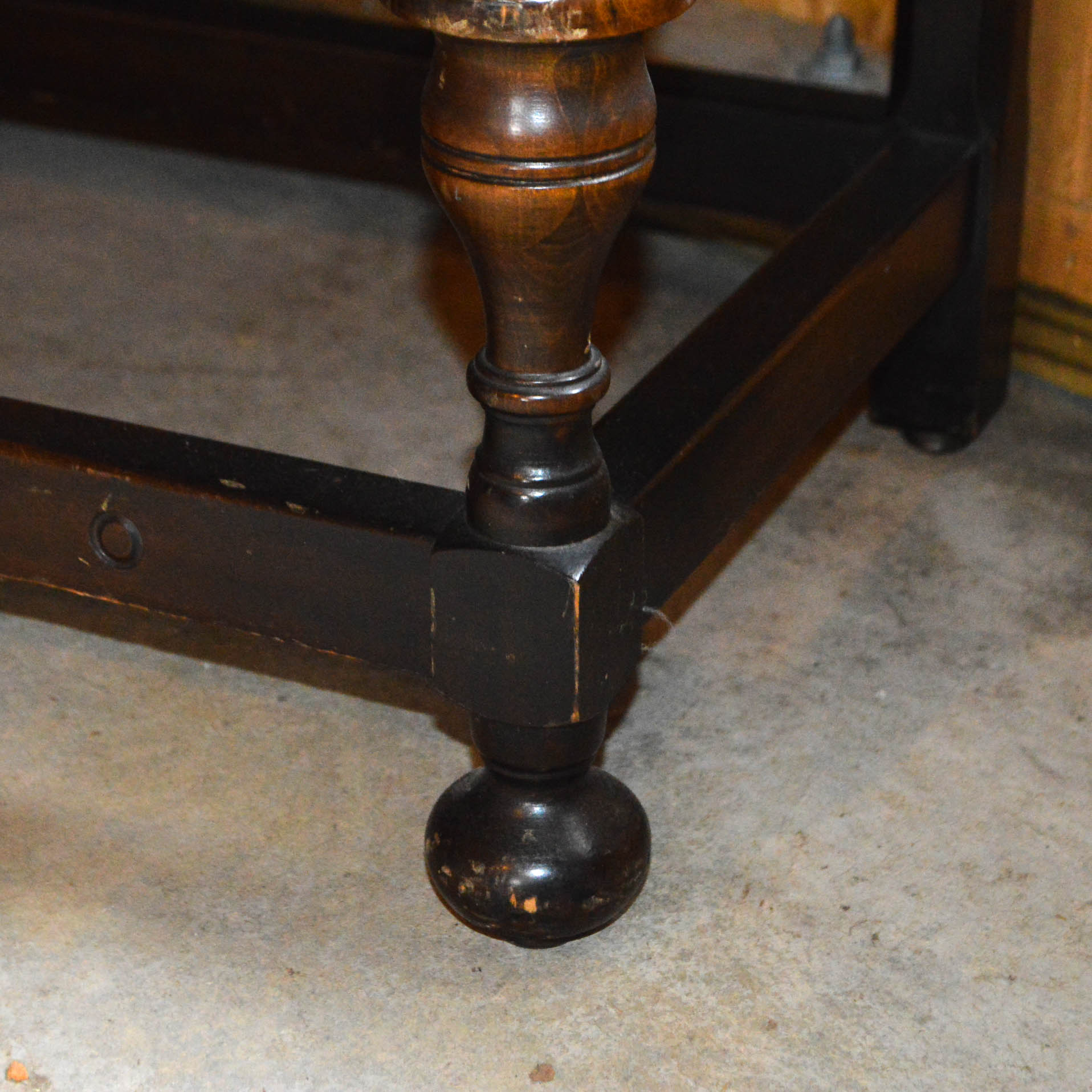 Vintage Jacobean Style China Cabinet