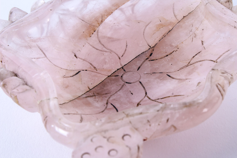 Serpentine, Chalcedony, and Pink Jade Trinket Dishes