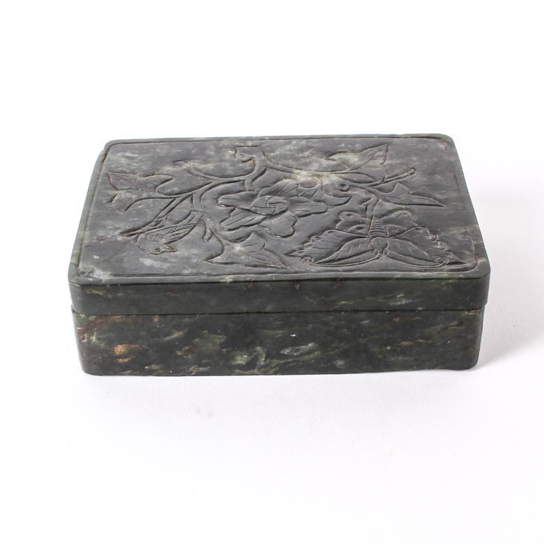 Nephrite Jade Jewelry Box