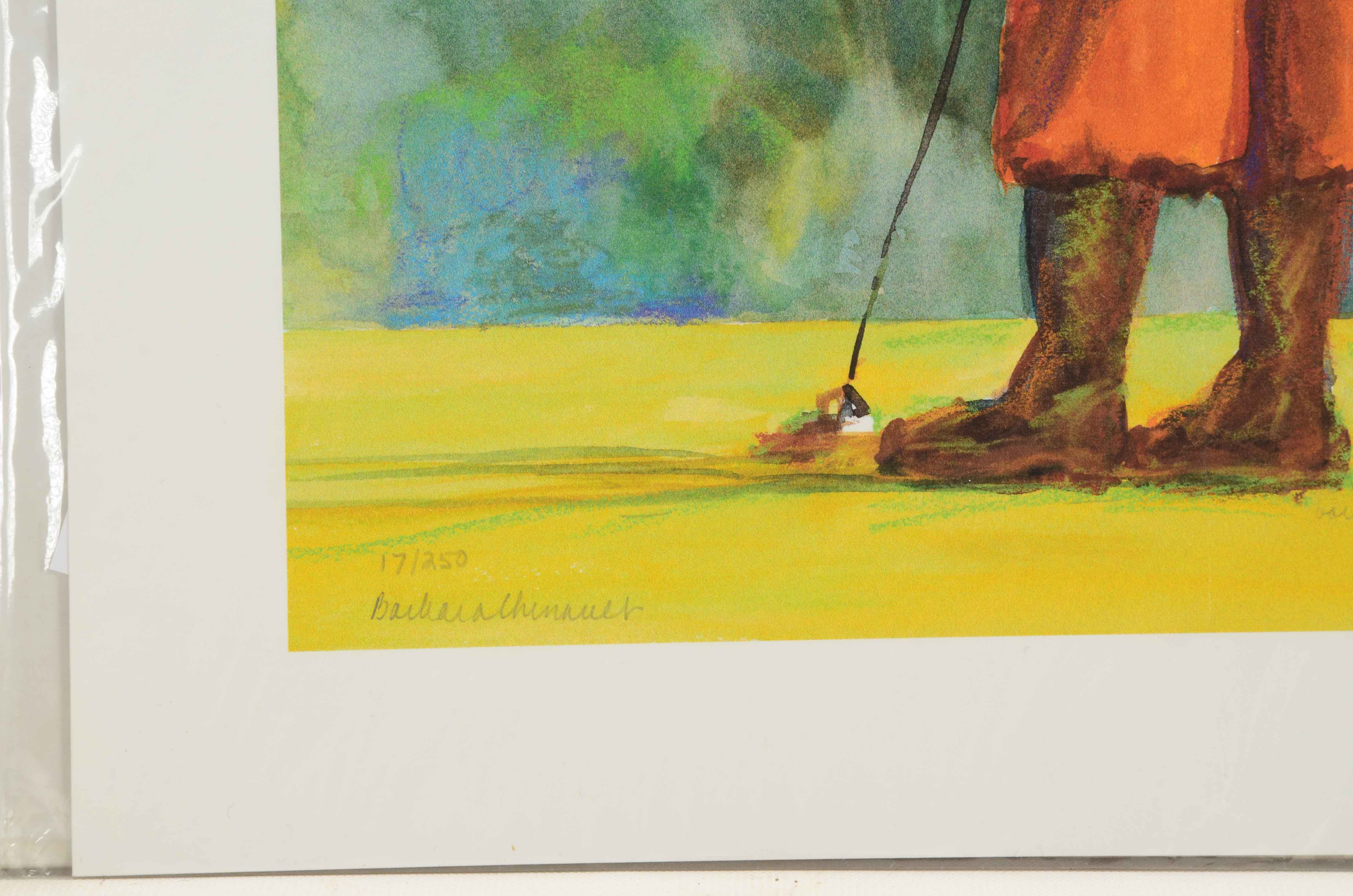 Three Giclees on Paper after Barbara Chenault