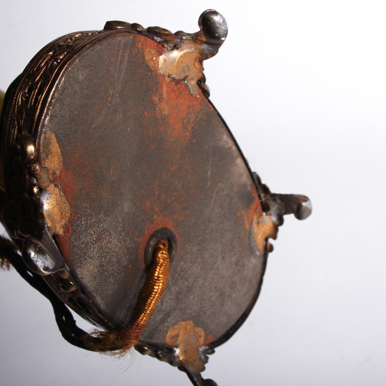 Vintage Chinese Carved Jasper Peacock Lamp