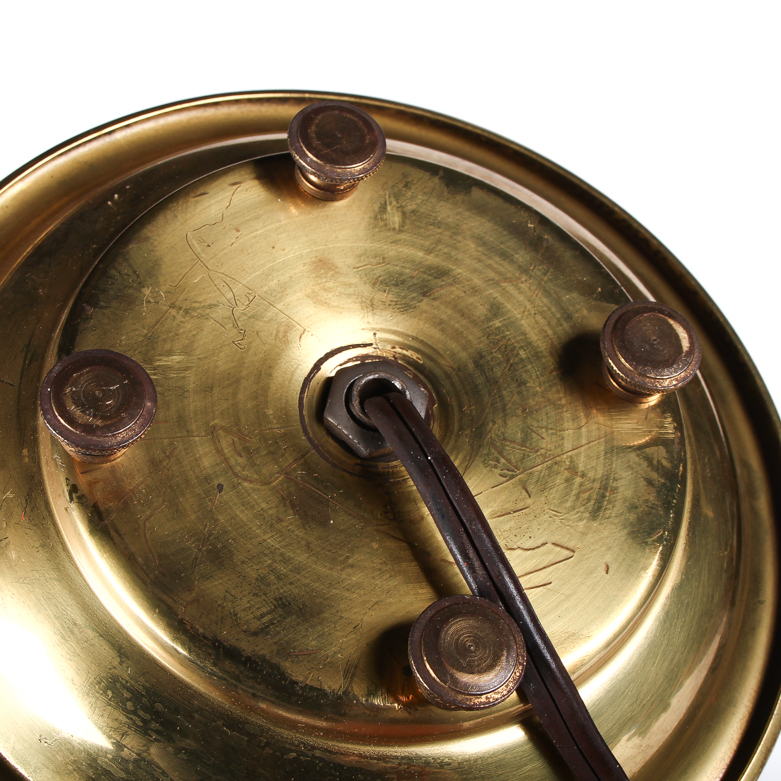 Antique Brass Candlestick-Style Lamp