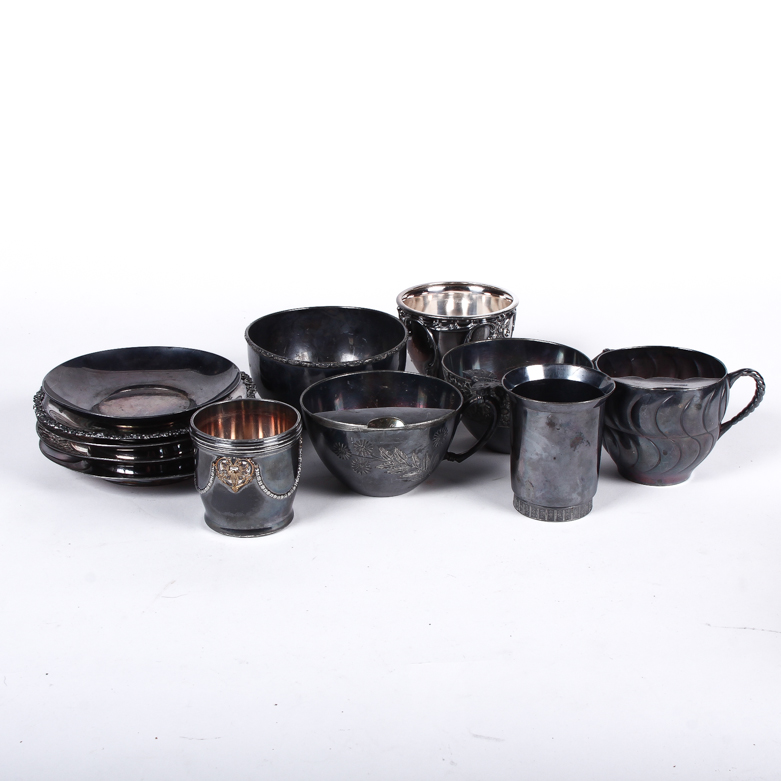 Antique Southington Quadruple Silver Plated Tableware