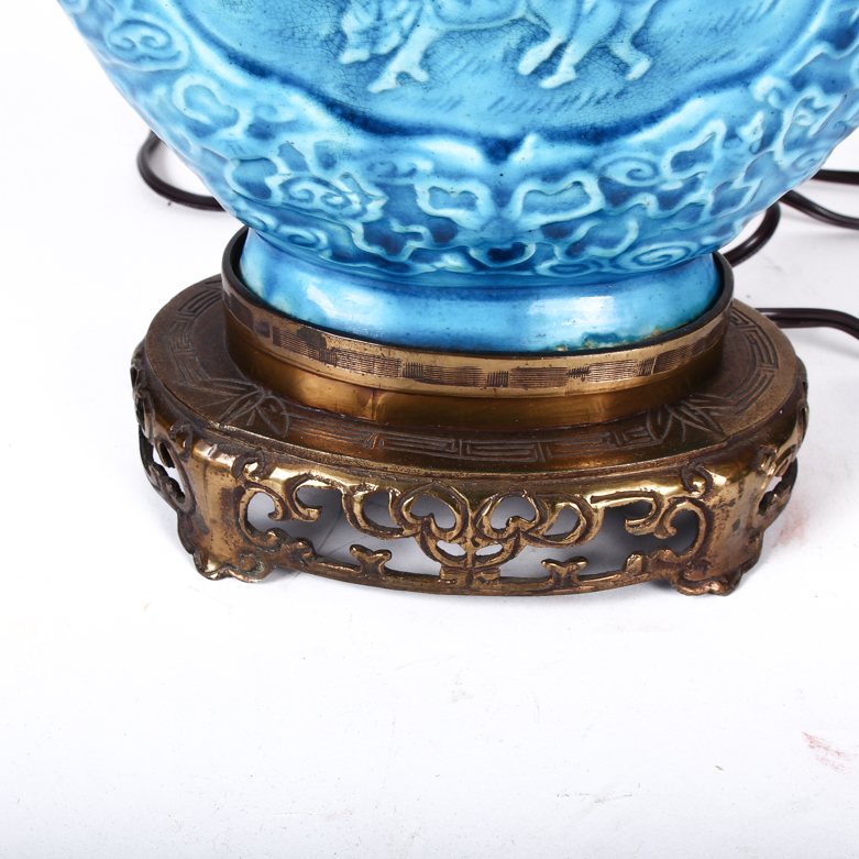 Vintage Chinese Ceramic Table Lamp