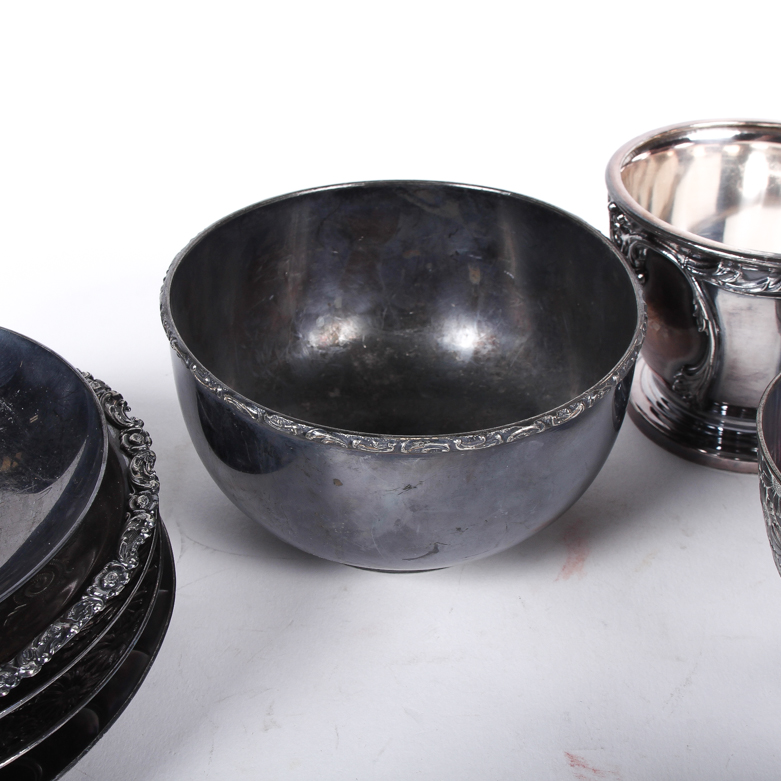 Antique Southington Quadruple Silver Plated Tableware