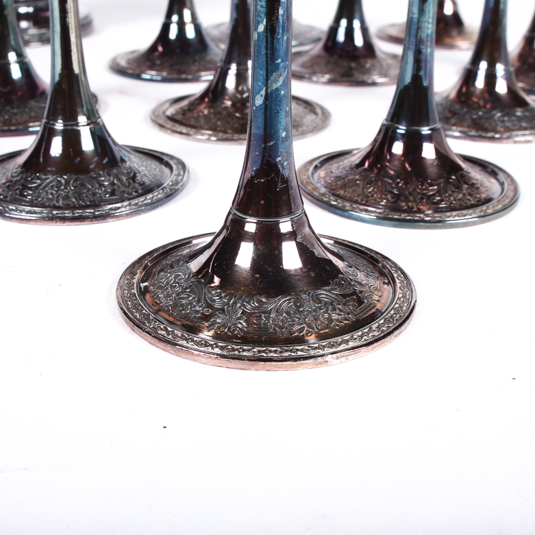 Collection of Wilcox International Silver Plated Sherry Glasses and Pitcher