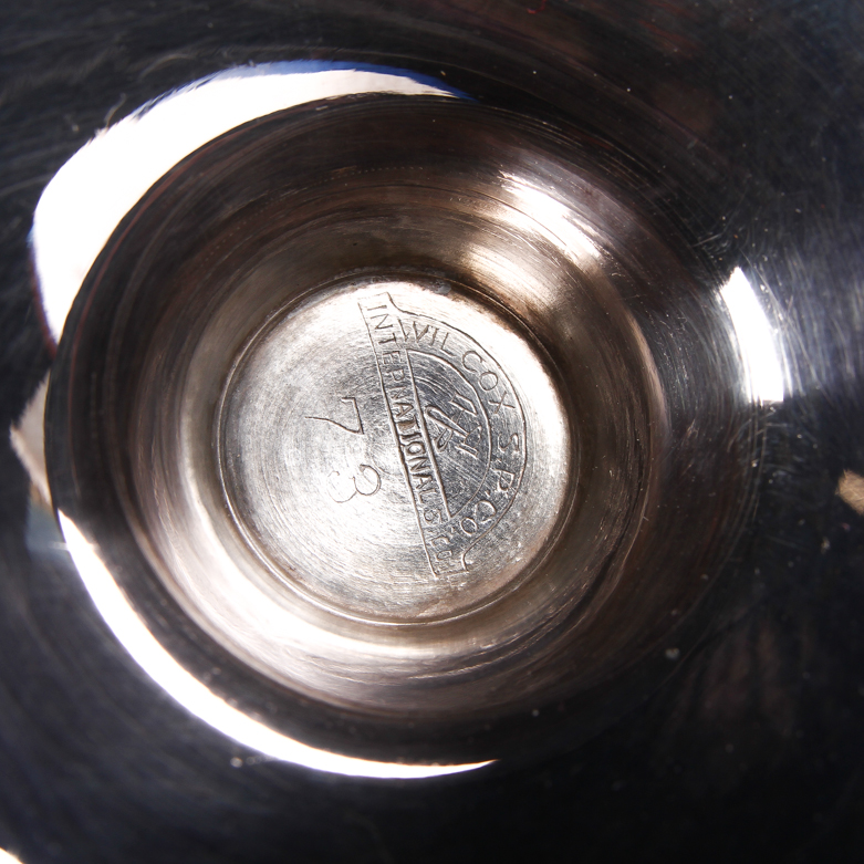 Collection of Wilcox International Silver Plated Sherry Glasses and Pitcher