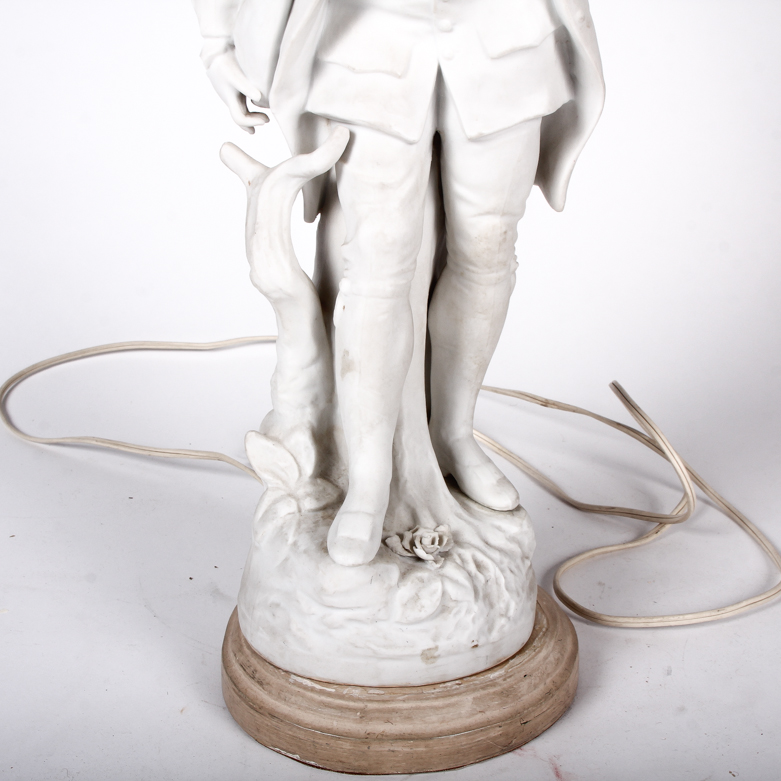 Vintage Colonial Ceramic Figurine Lamps