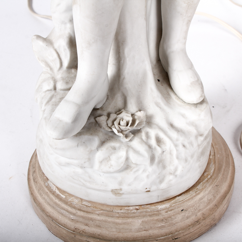 Vintage Colonial Ceramic Figurine Lamps