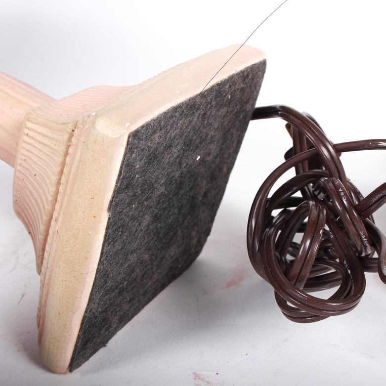 Pair of Stoneware Table Lamps
