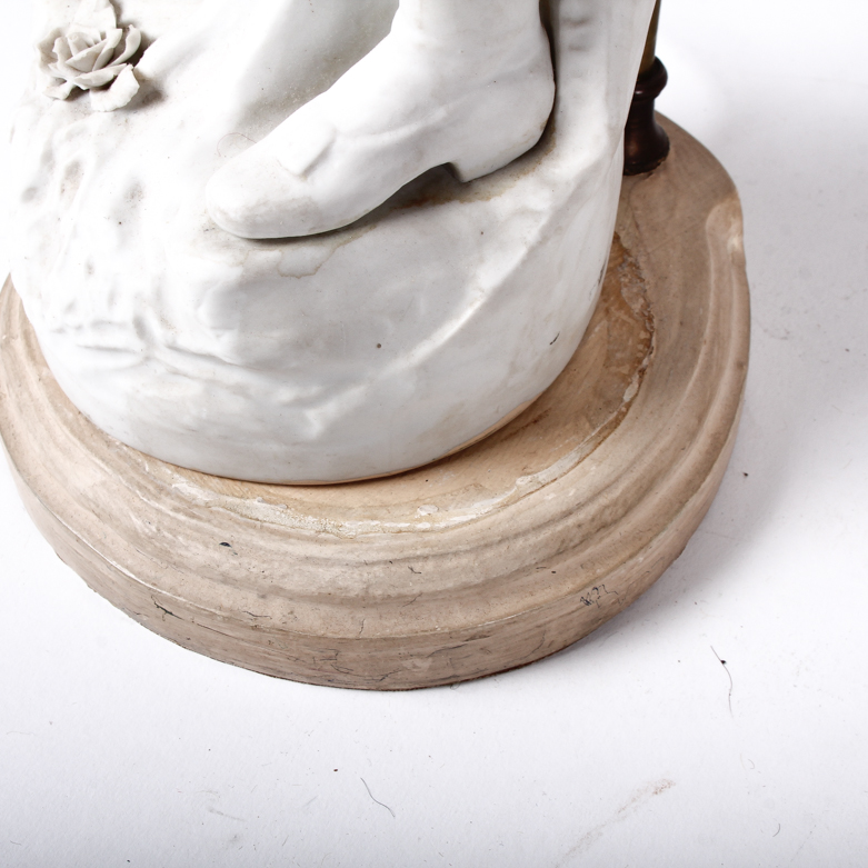 Vintage Colonial Ceramic Figurine Lamps