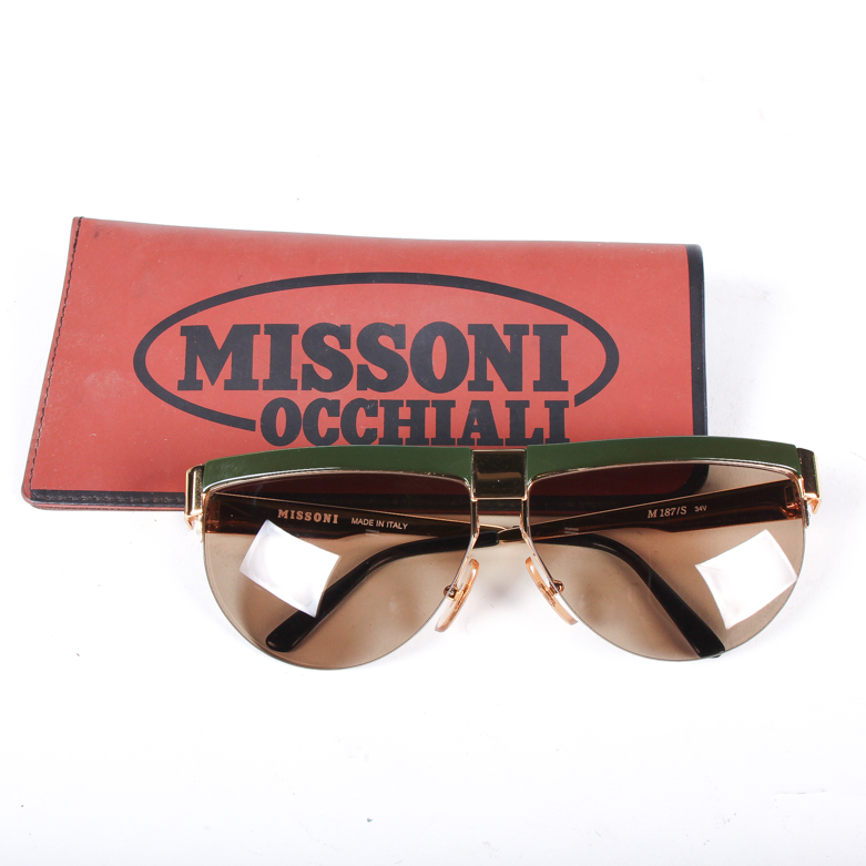 Missoni Occhiali Sunglasses with Travel Case