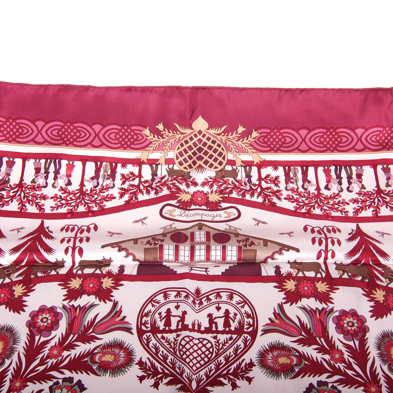 Hermès "D'ecoupages" Silk Scarf
