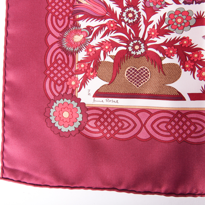 Hermès "D'ecoupages" Silk Scarf