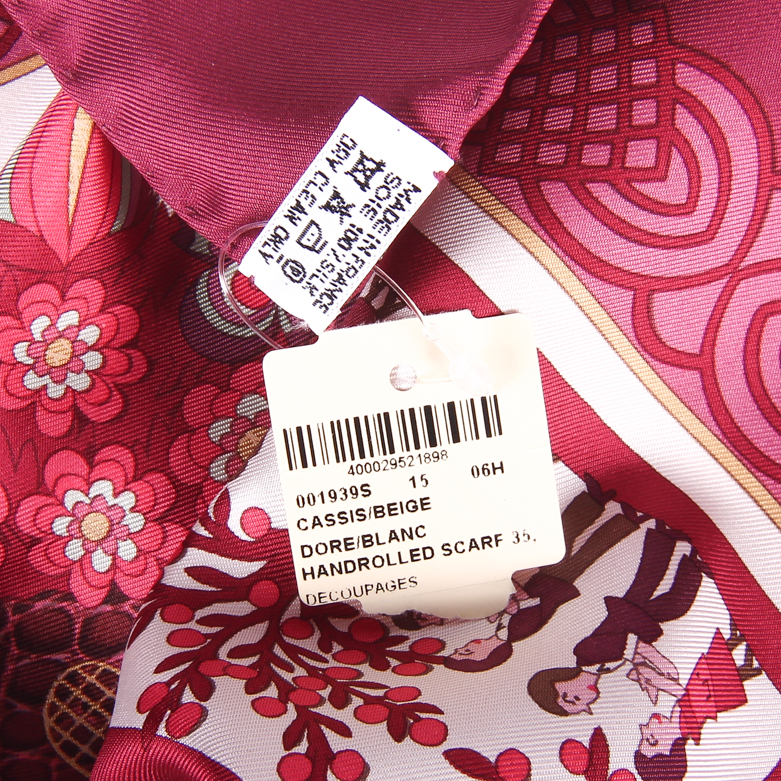 Hermès "D'ecoupages" Silk Scarf