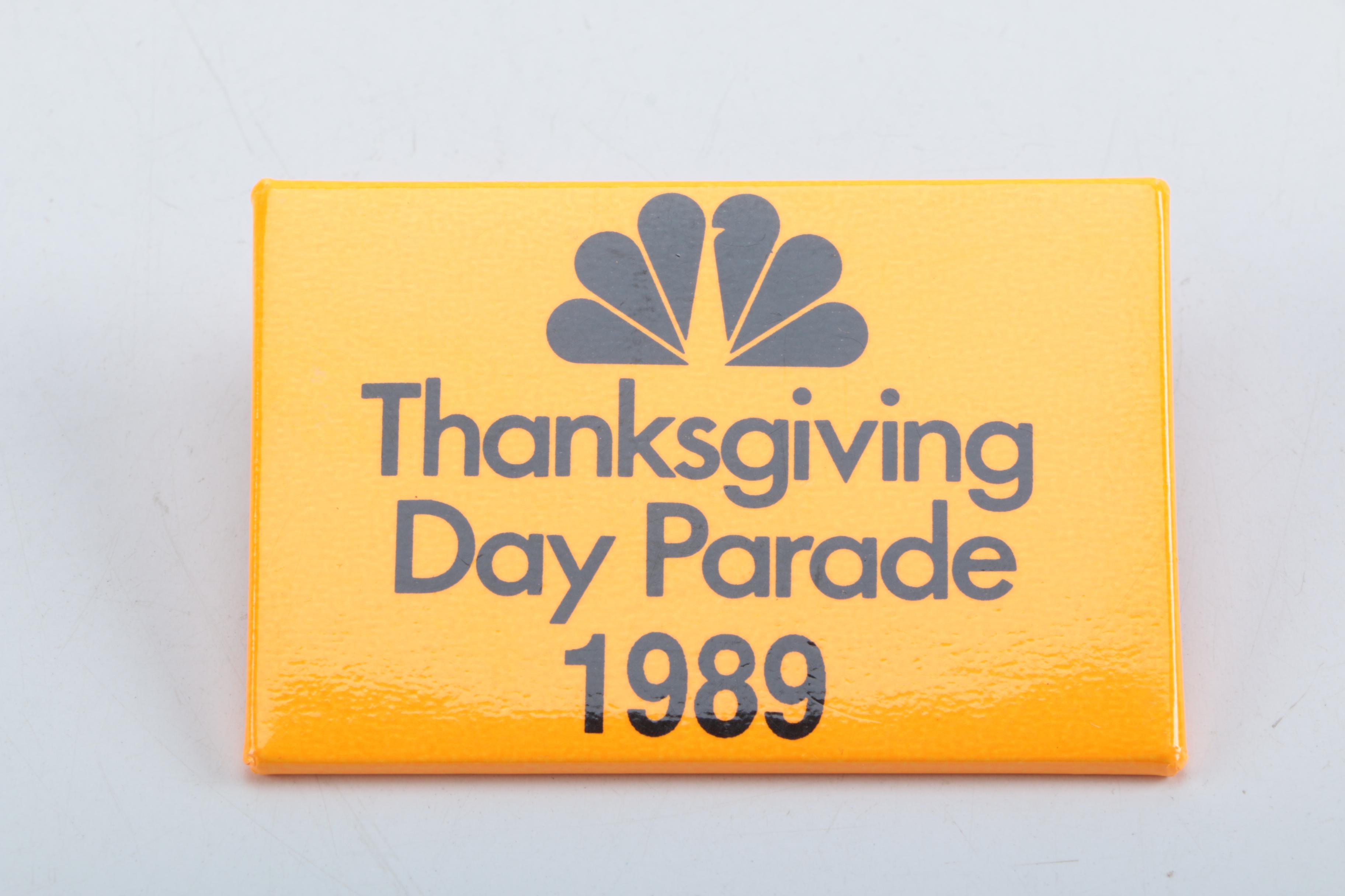 NBC Television, Press and Annie Badges and Pins from Dick Schneider