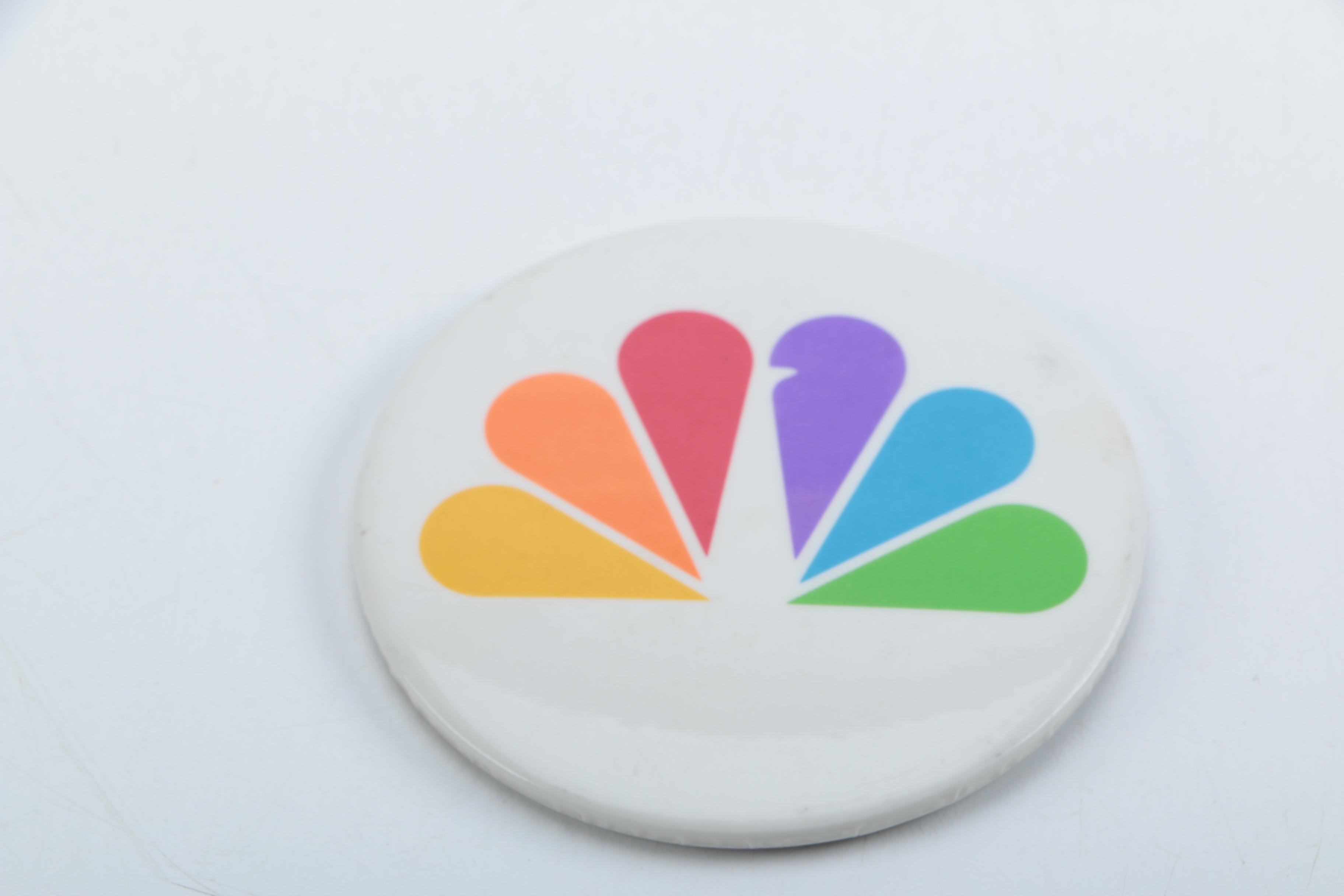 NBC Television, Press and Annie Badges and Pins from Dick Schneider
