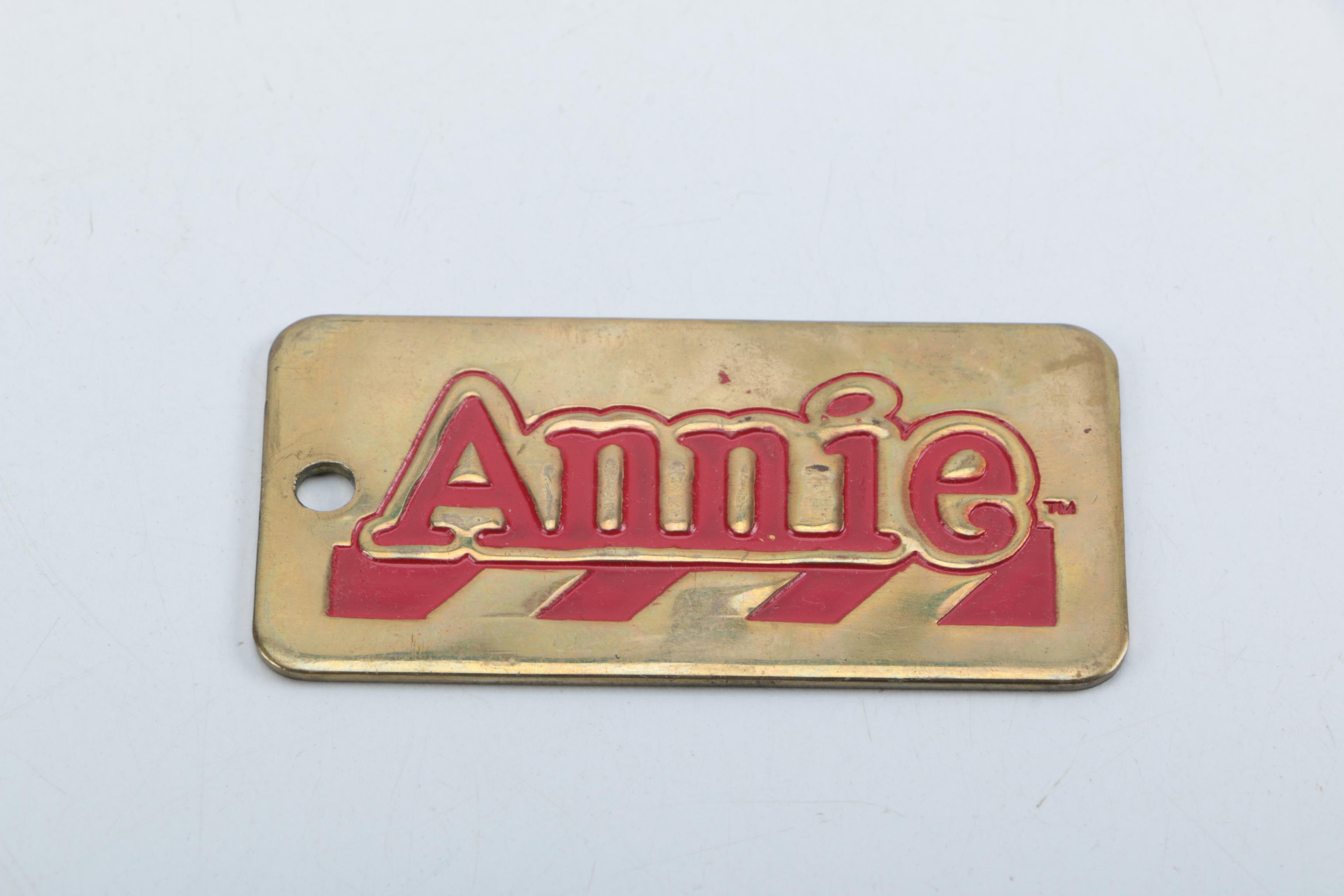 NBC Television, Press and Annie Badges and Pins from Dick Schneider