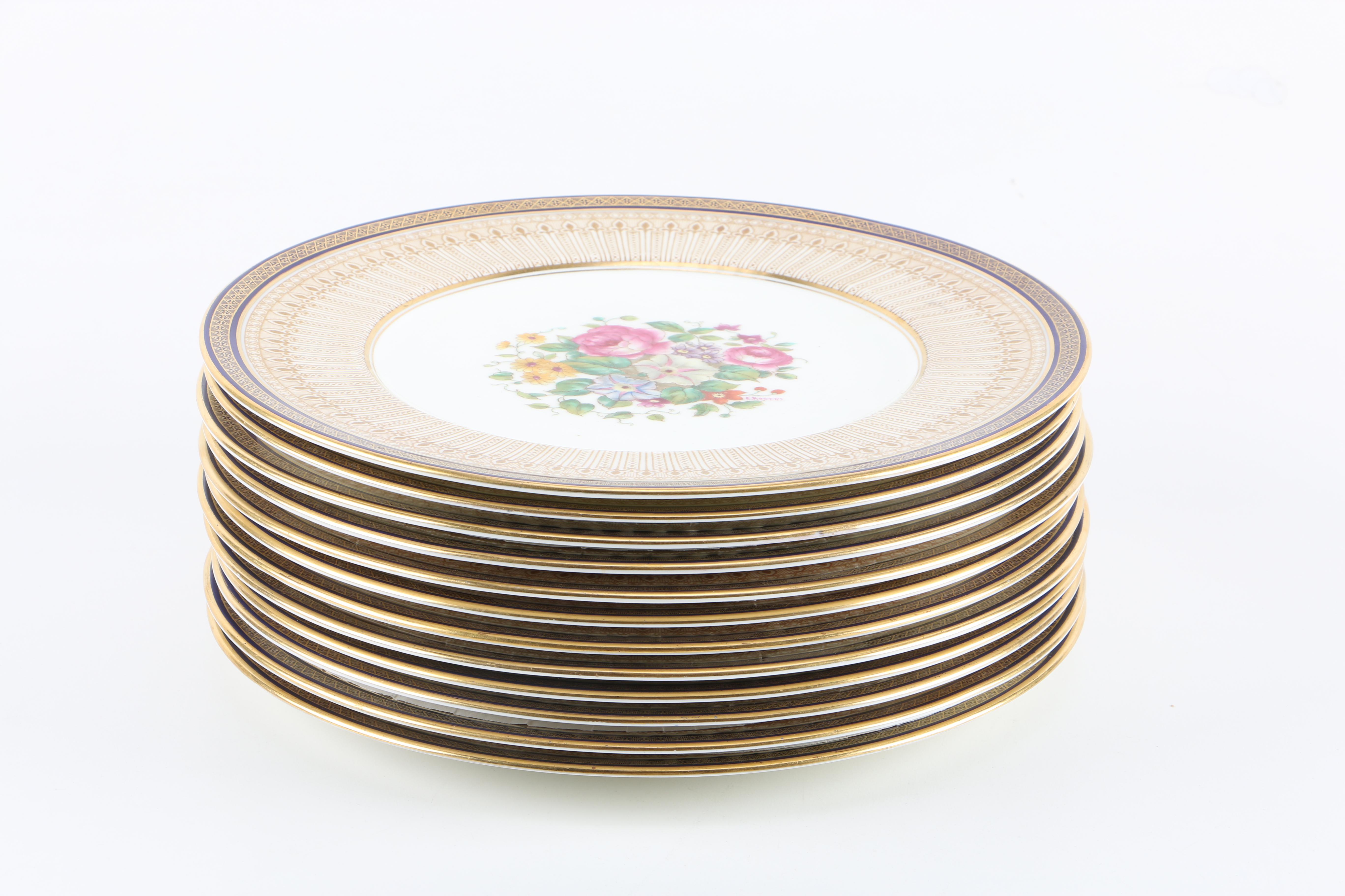 Cauldon China Dinner Plates