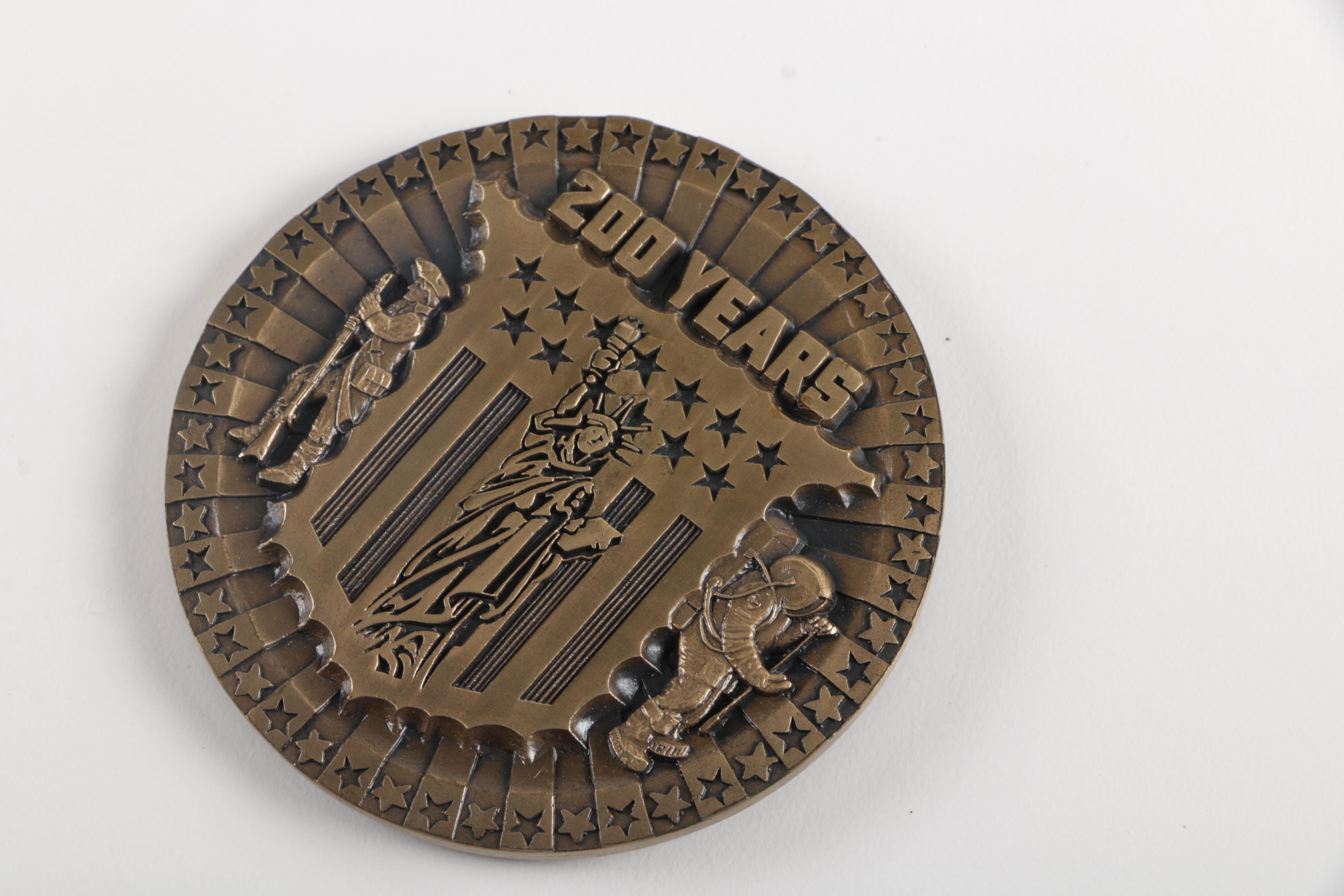 Vintage Parade Pins and Buttons Belonging to Dick Schneider