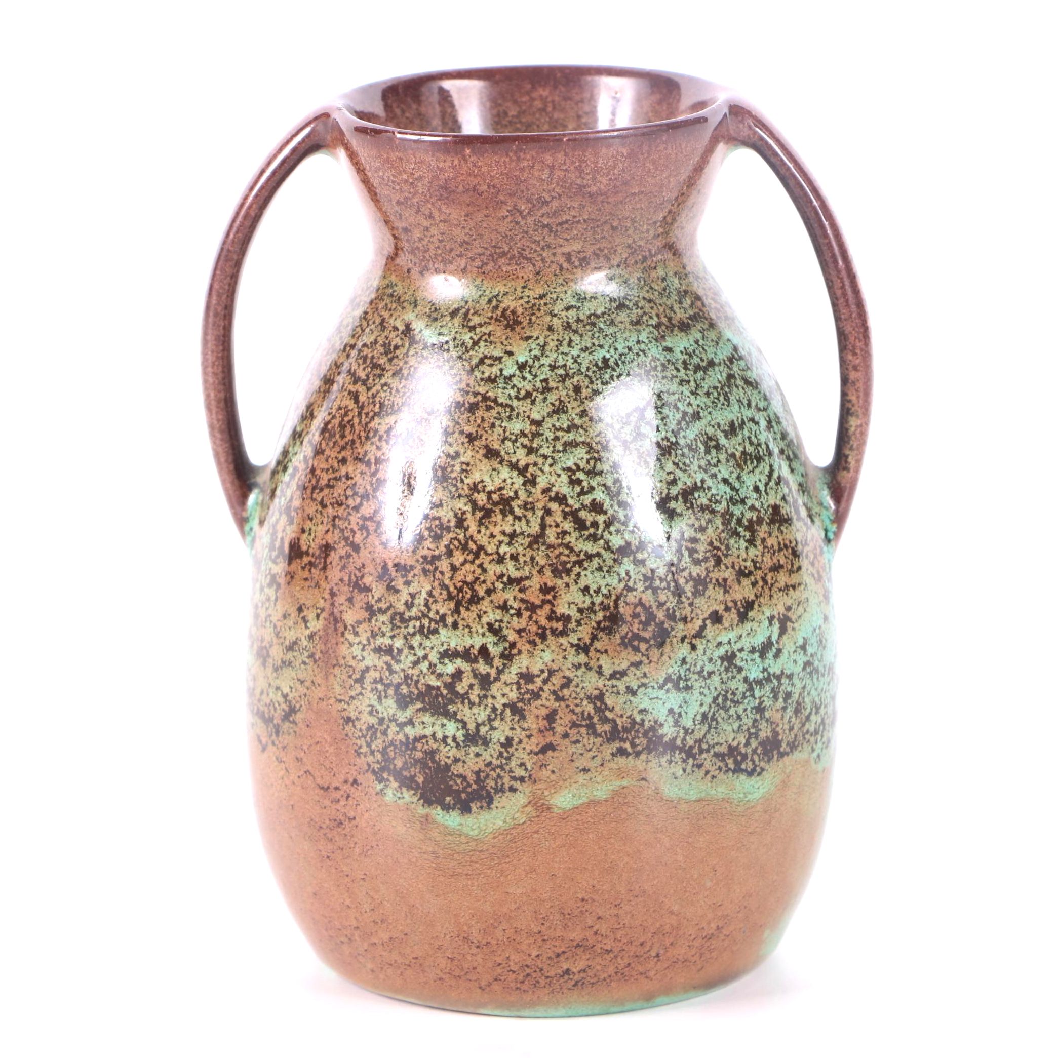 Vintage Nicodemus Art Pottery Cabinet Vase