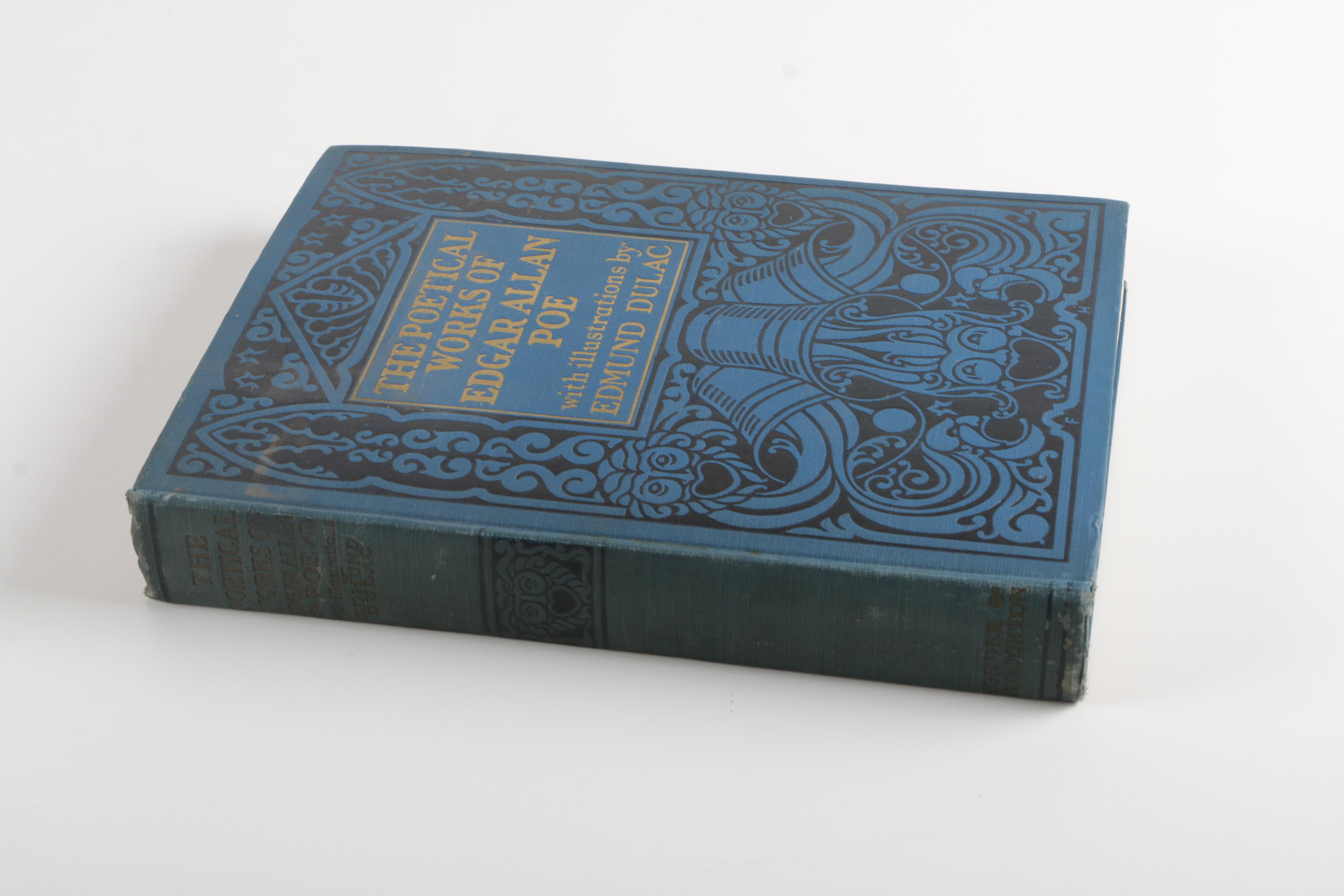 1912 "The Poetical Works of Edgar Allan Poe" Illustrated by Edmund Dulac