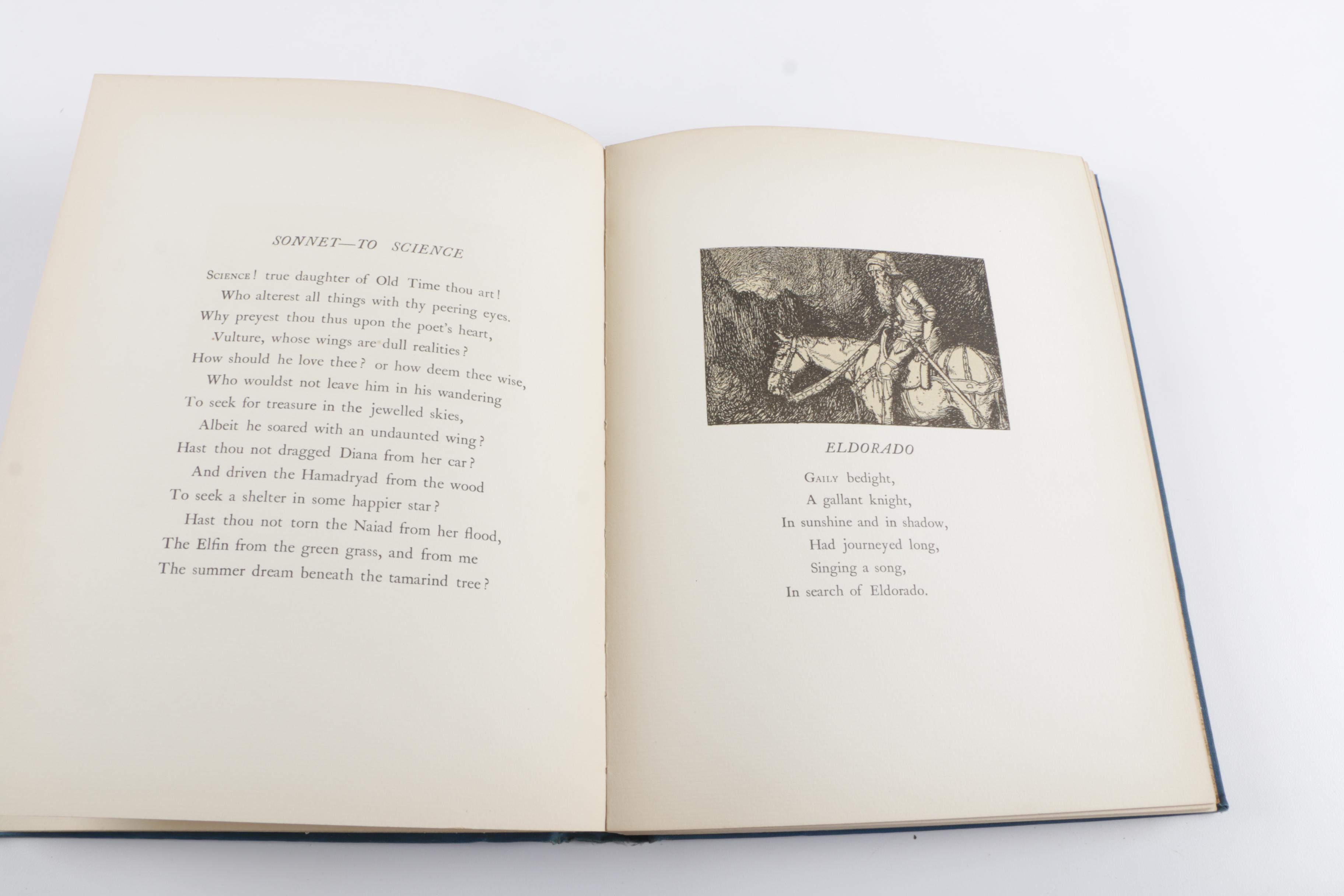 1912 "The Poetical Works of Edgar Allan Poe" Illustrated by Edmund Dulac