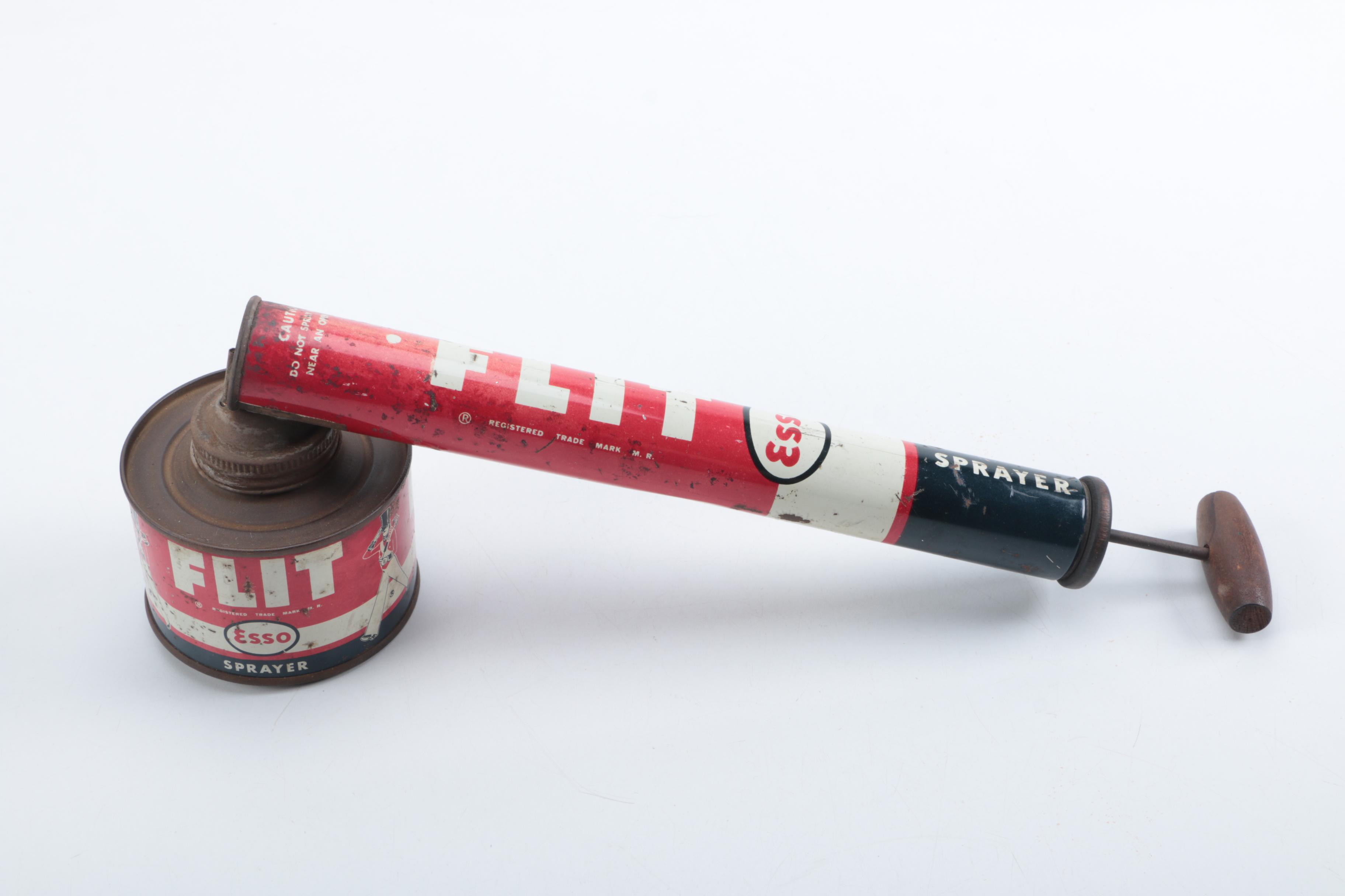 ESSO Flit Sprayer Designed by Theodor Geisel and Exxon Mechanical Pencils