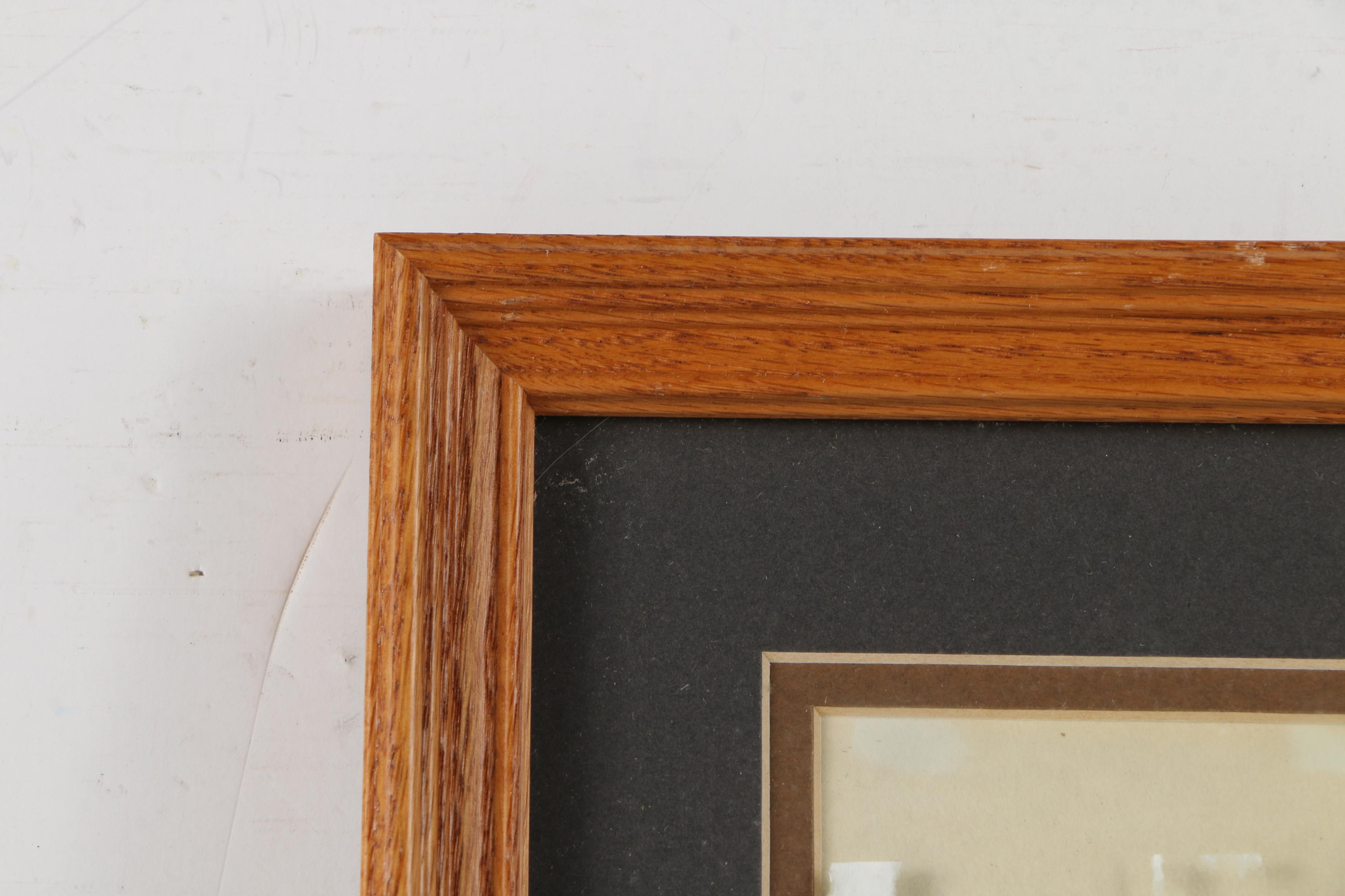 Charcoal Drawing on Paper "Patterns" Attributed to Paul Nonnast