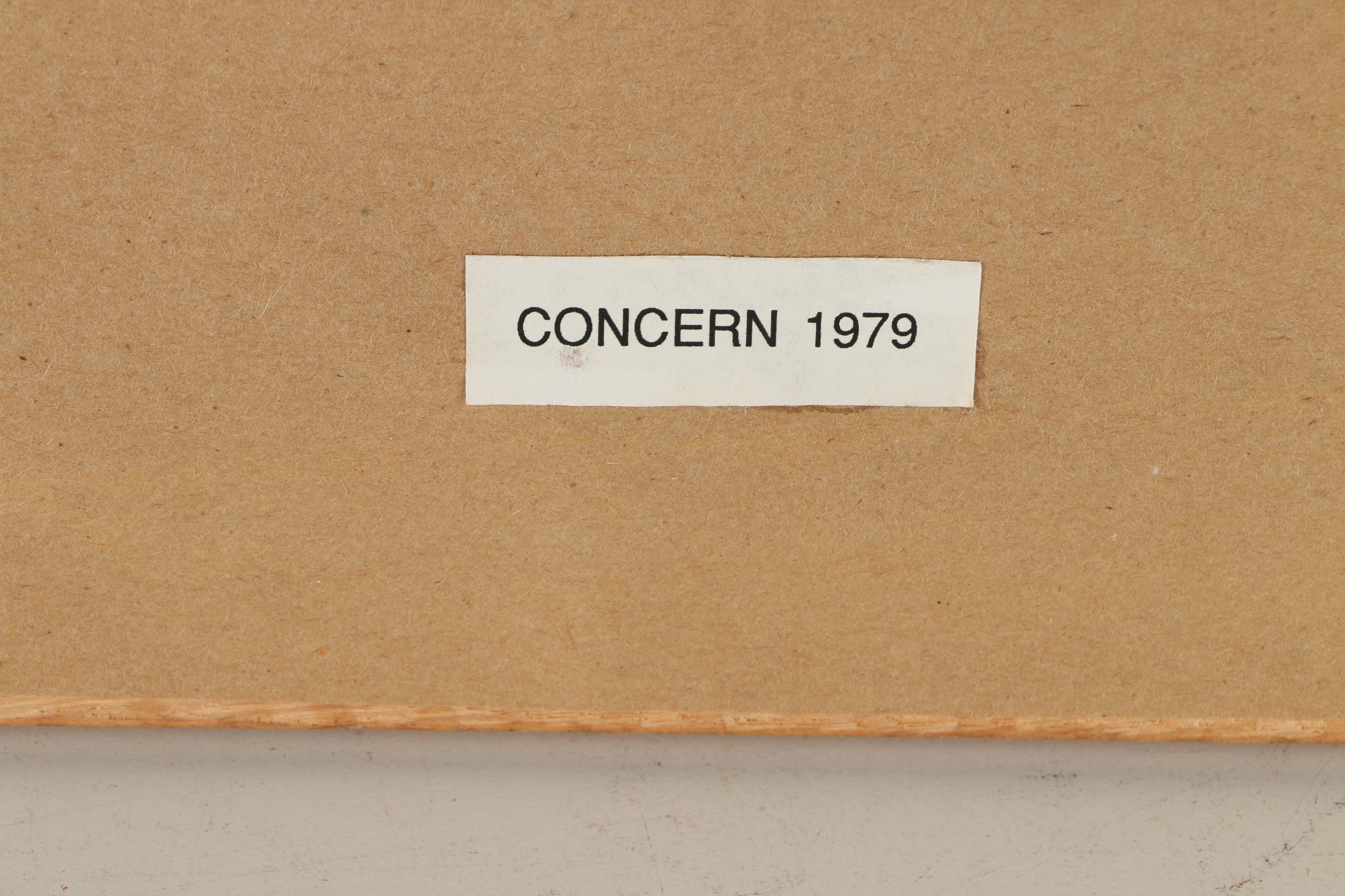 Charcoal Drawing on Paper "Patterns" Attributed to Paul Nonnast