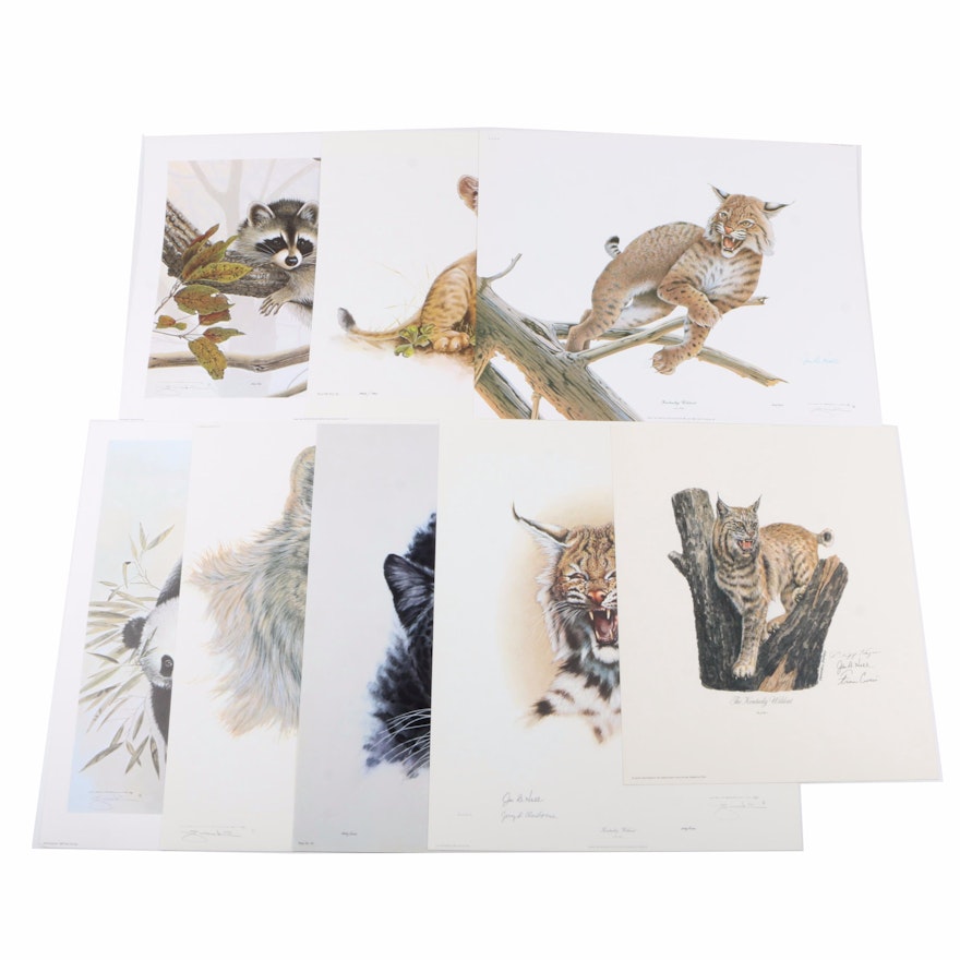 Jim Oliver Limited Edition Offset Lithograph Wildlife Prints