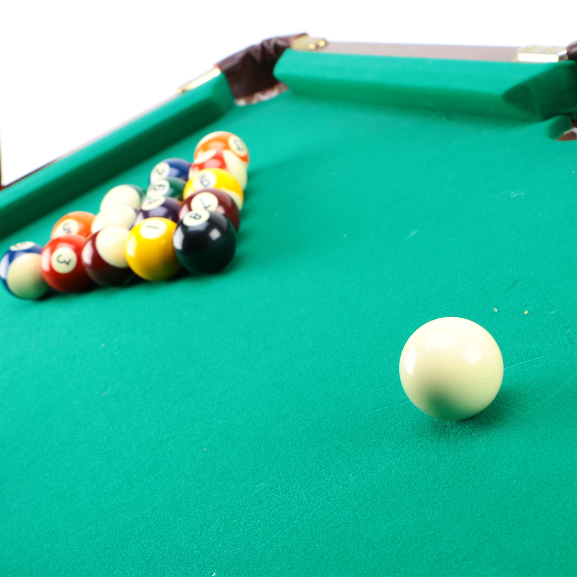 Kids Club Inspired "Minnesota Fats" Miniature Pool Table