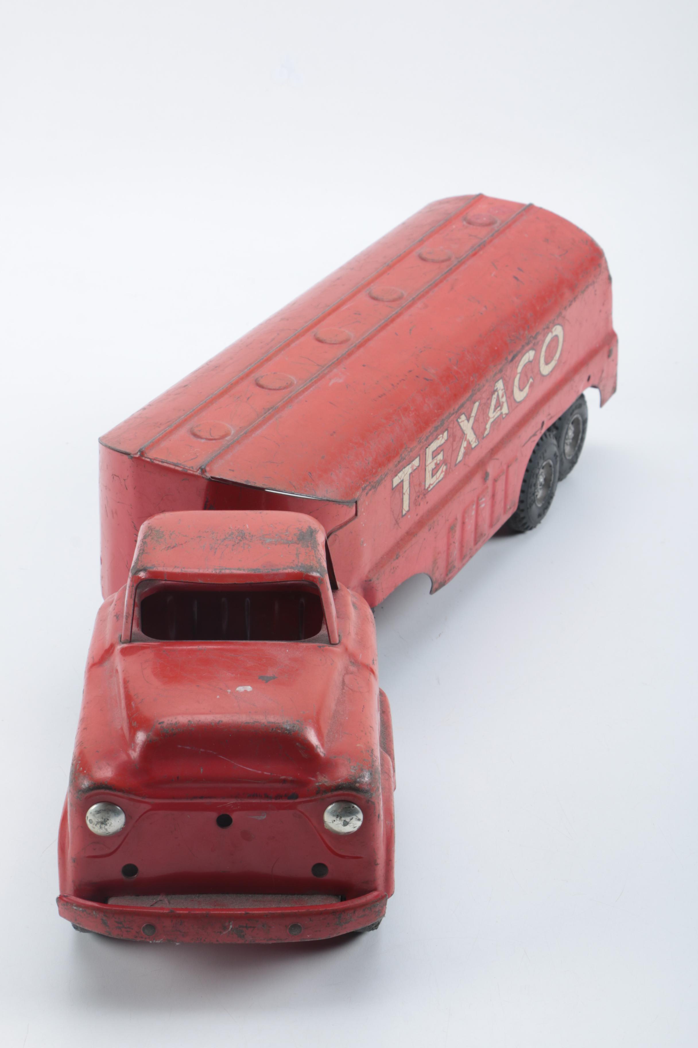 1950s Pressed Steel Buddy L. Texaco Tanker Truck