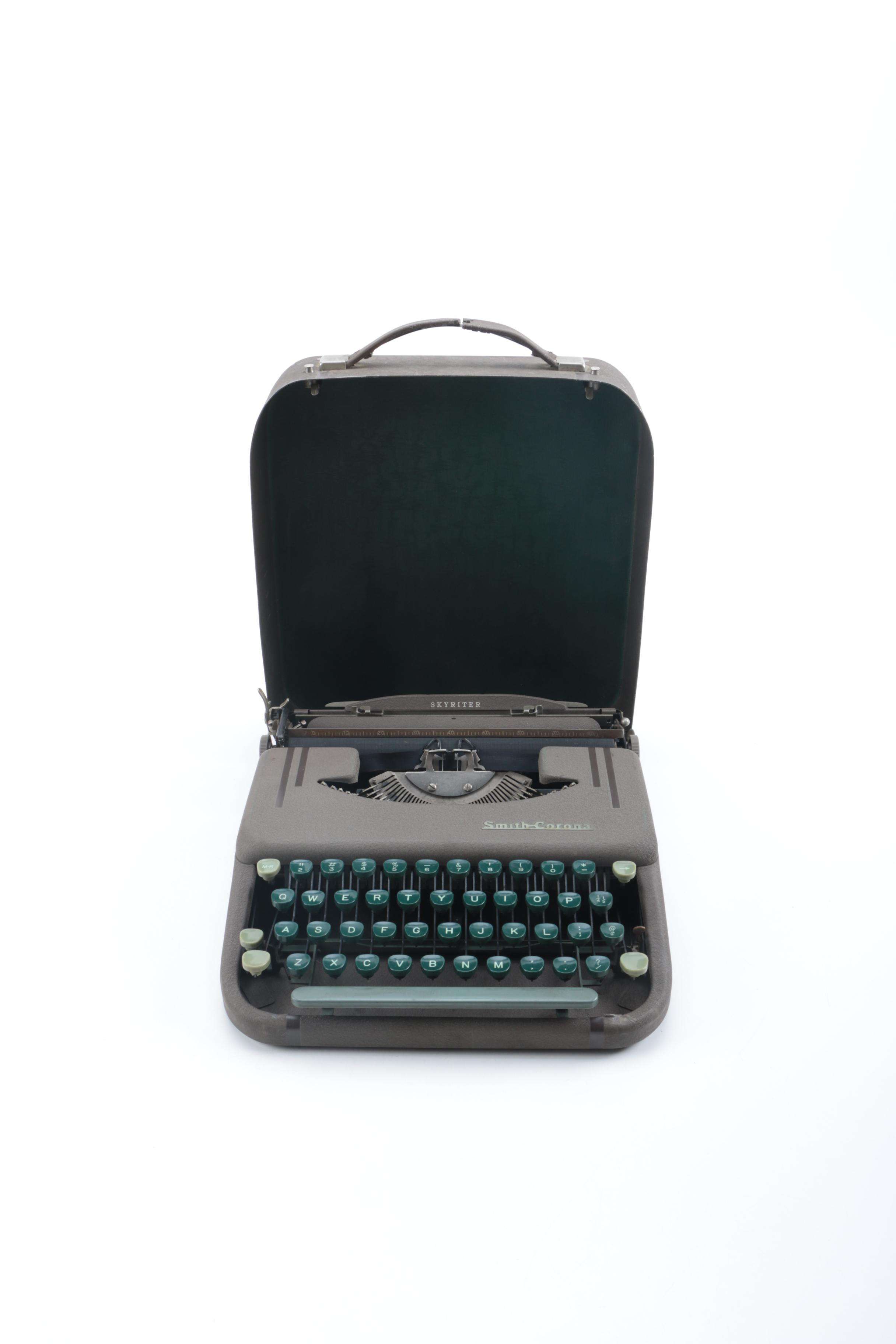 Smith Corona Travel Skyriter Typewriter