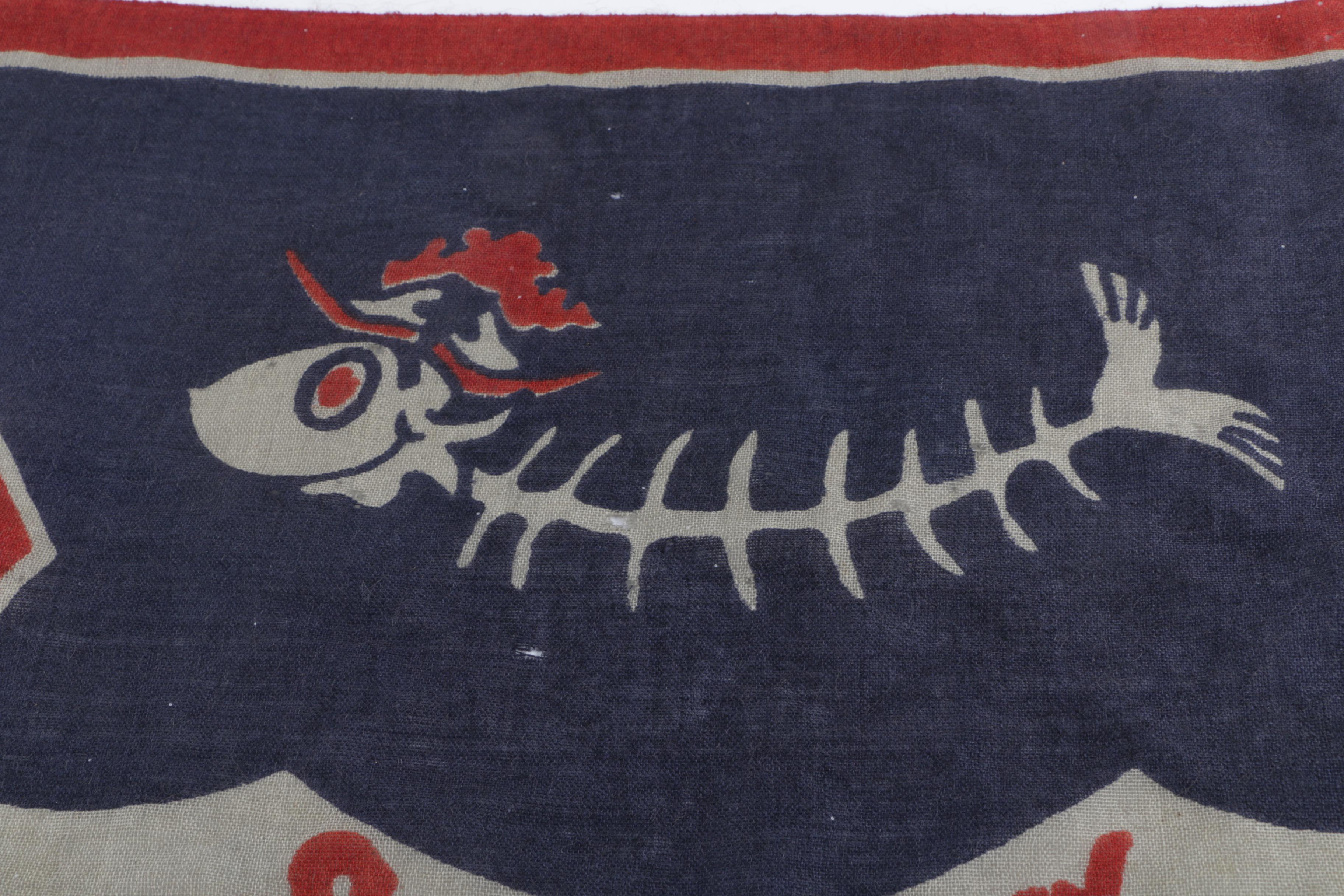 1930s "Seuss Navy" Cloth Flag